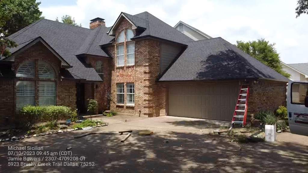 Project in Dallas by Zeus Exteriors