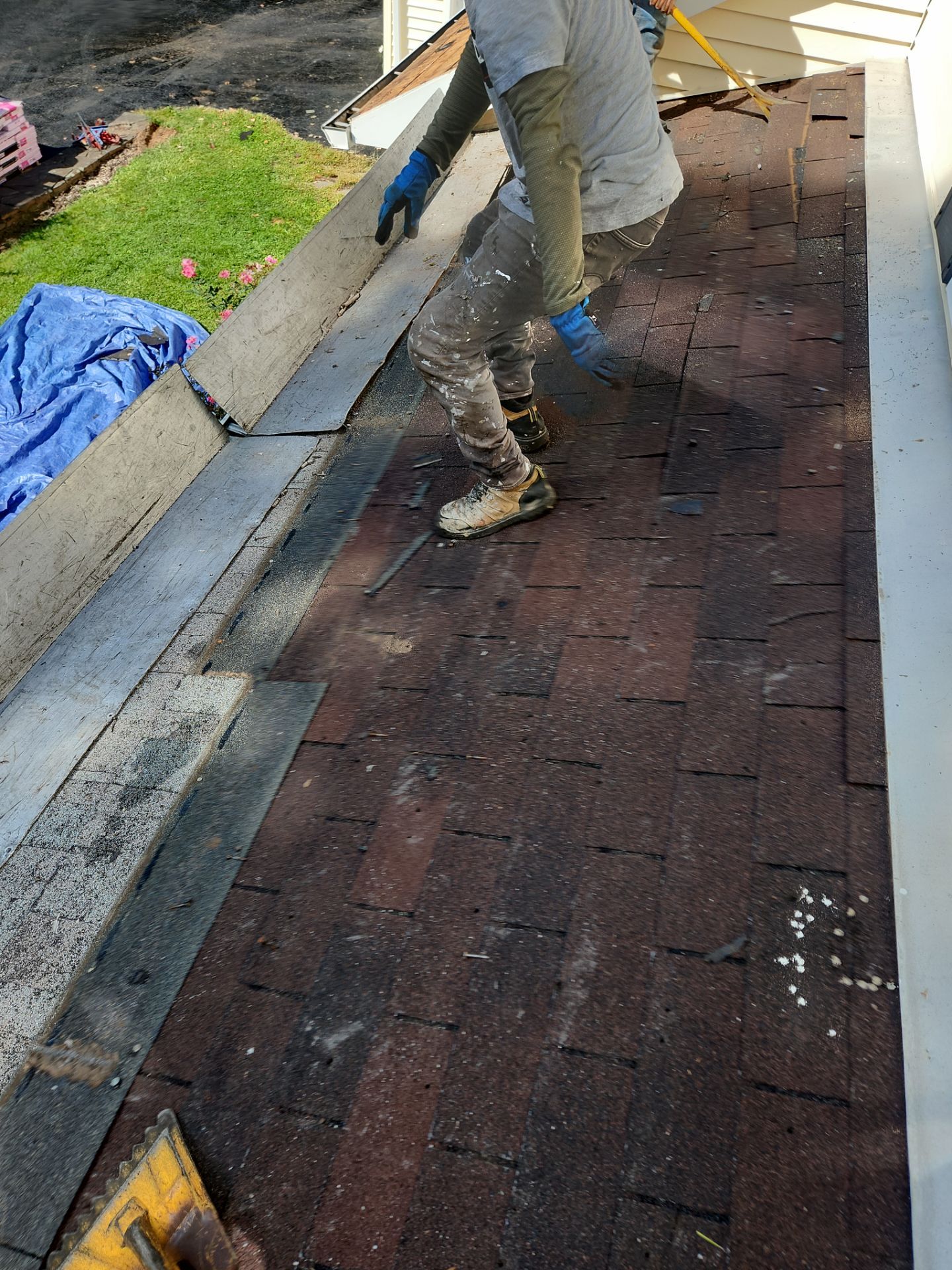 Residential Roofing Installation using Owens Corning TruDefinition Duration AR - Onyx Black by A Plus Exterior