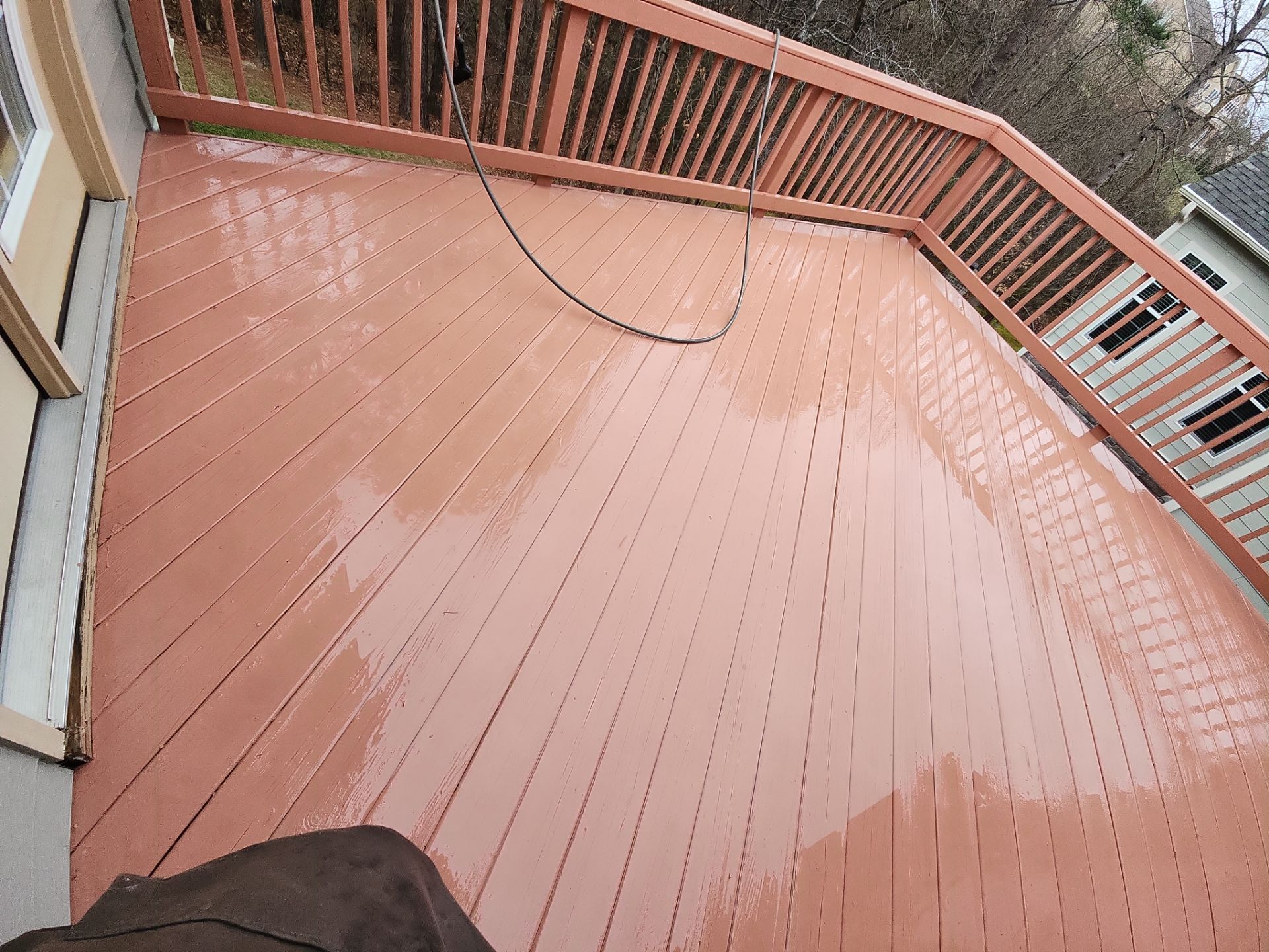 Painted Deck using AcryFin by DuraSeal