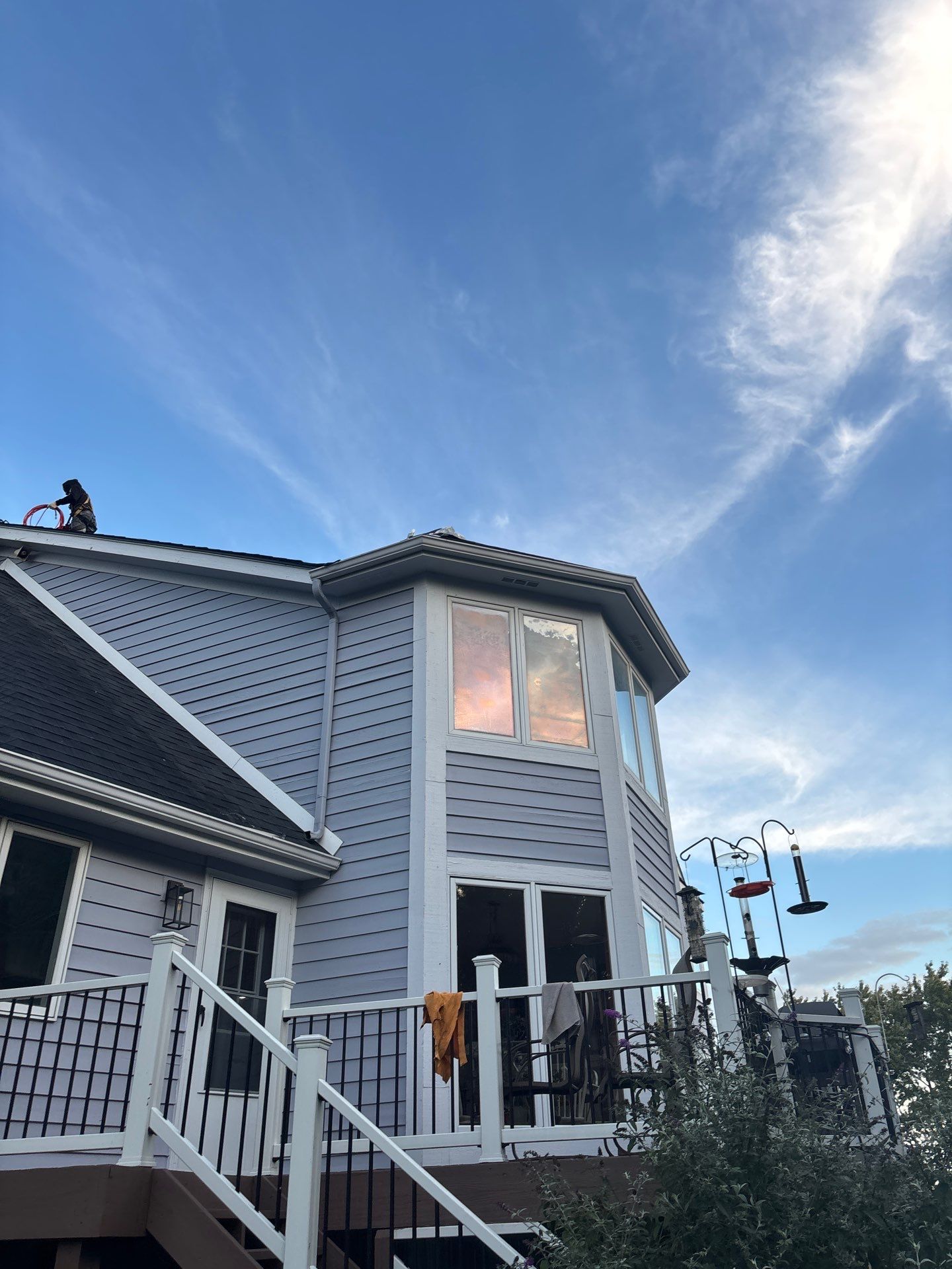 GAF Timberline Solar Roof Installation in Pittsford, NY by American Home Contractors