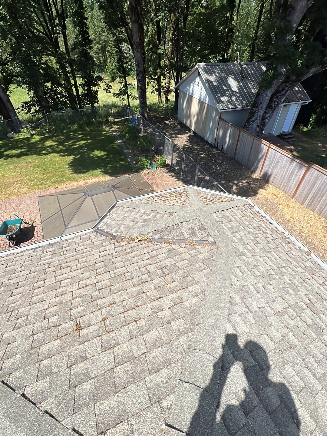 Residential Roofing Installation using IKO Dynasty (Color: Biscayne) by Orezona Building & Roofing Company, Inc.