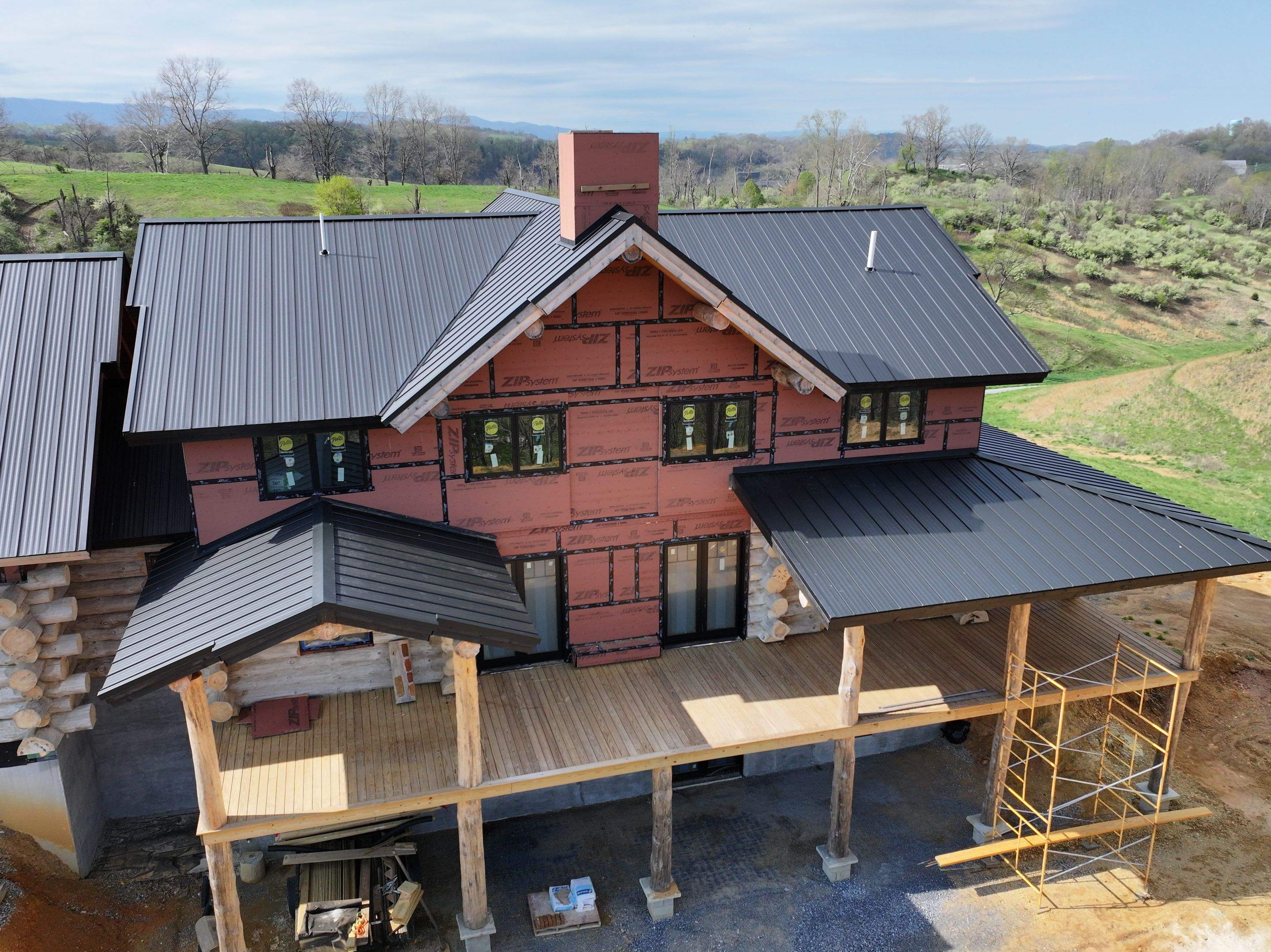 Black Frost Standing Seam by Omnia Roofing