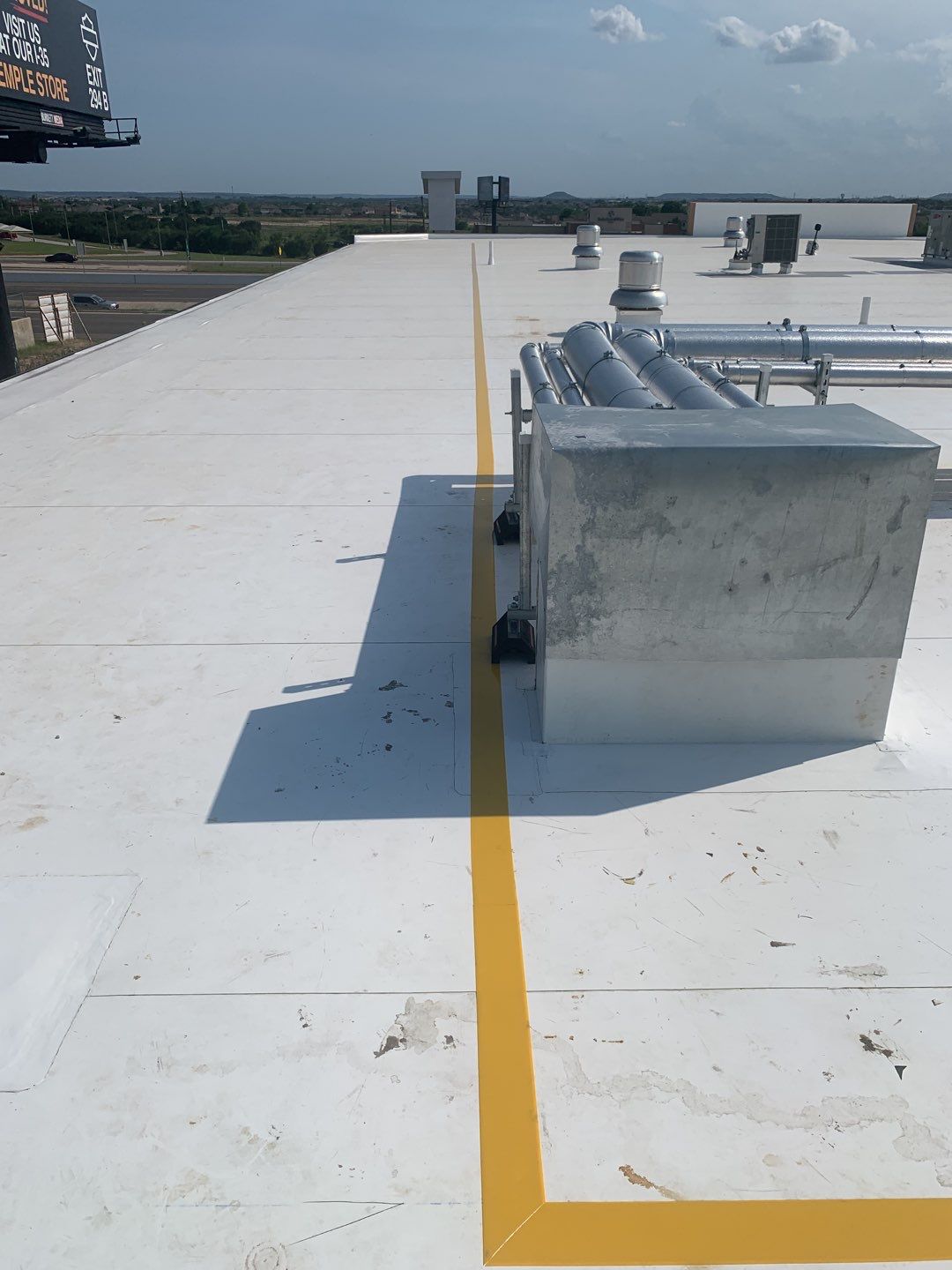 Bio-Life Commercial Roof Replacement using IB Systems PVC by Roof Experts