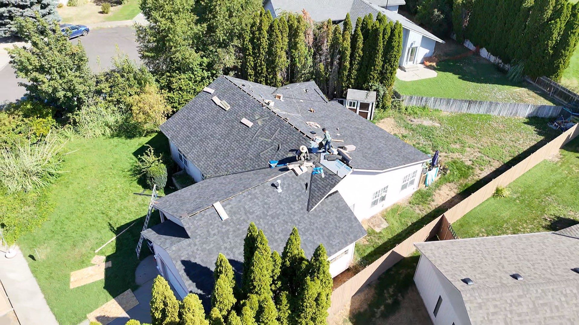 CertainTeed Architectural Shingle Roof Replacement in College Place by Alpine Roofing