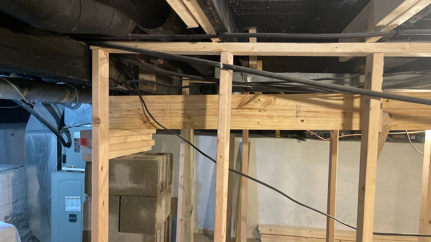 Basement Structural Carpentry by Toledo Basement Repair
