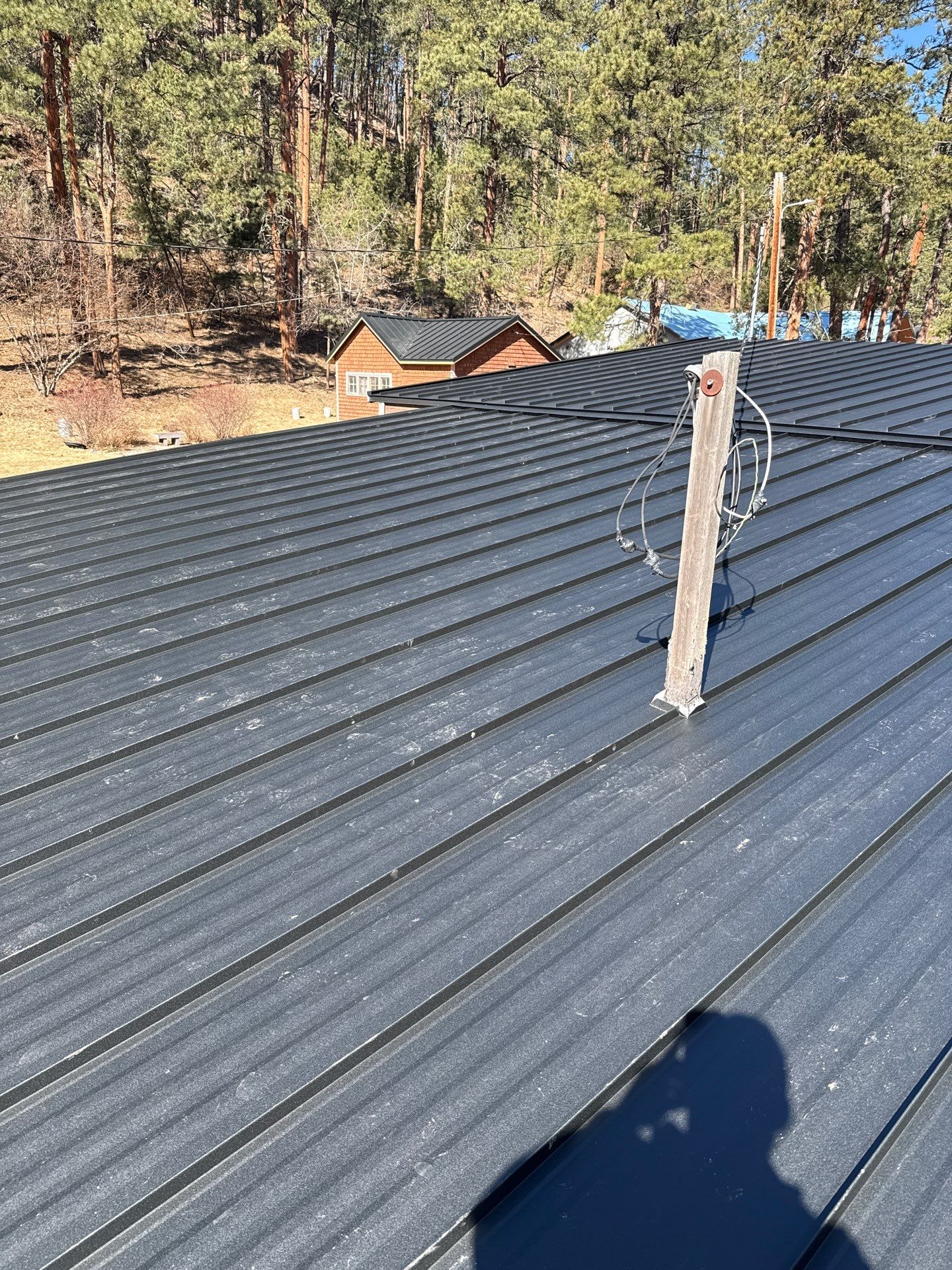 Residential Roofing Installation using Steel Roofing by Weather-Tite Exteriors LLC
