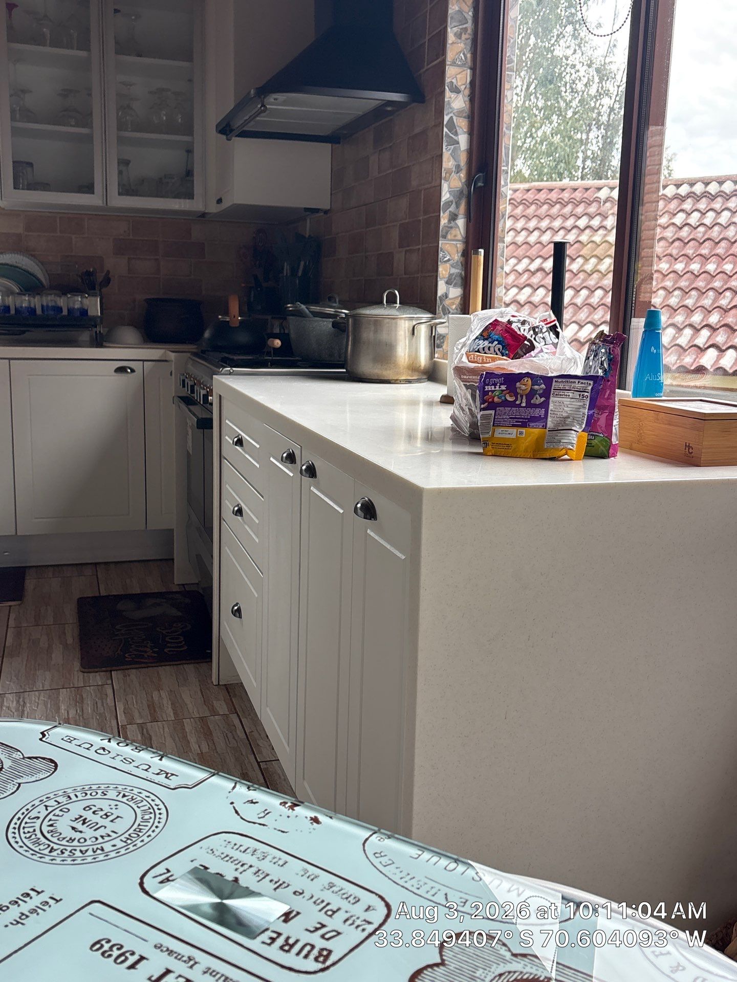 Modern Kitchen Remodel Featuring Vaulted Ceilings and White Shaker Cabinetry by CompanyCam Sales Demo