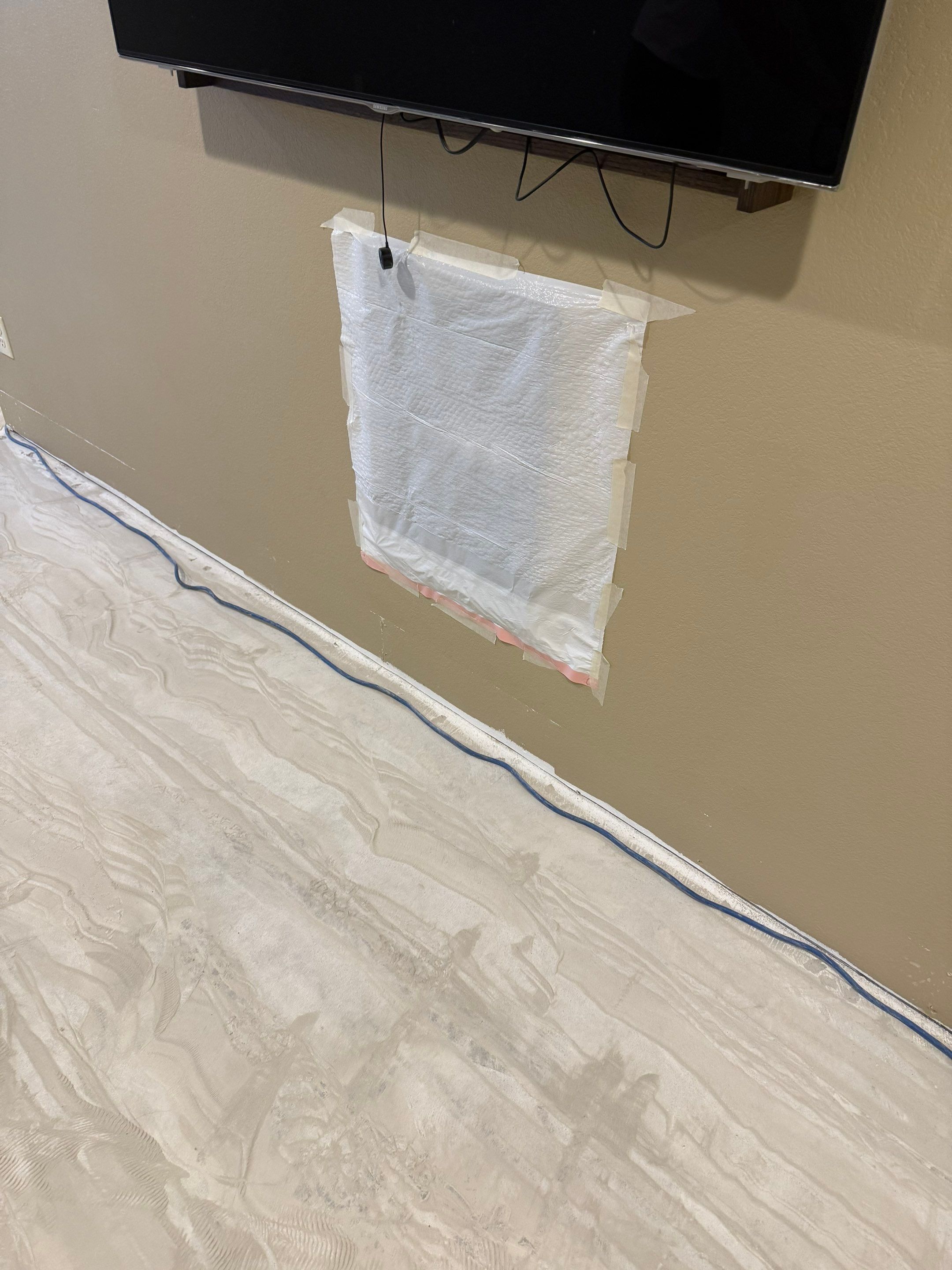 Decorative Flake Concrete Floor Coating for Larchwood Basement by Select Painting, Coatings & Garage Cabinets