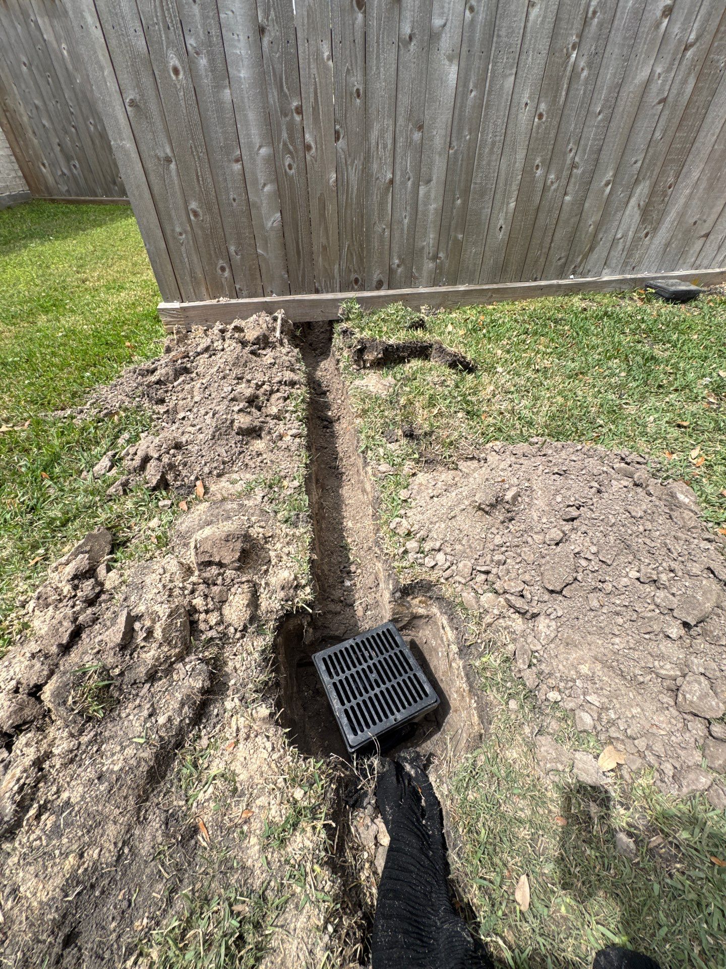 🌟 Steven’s Garage & Backyard Drainage Makeover by Texas Urban Elements