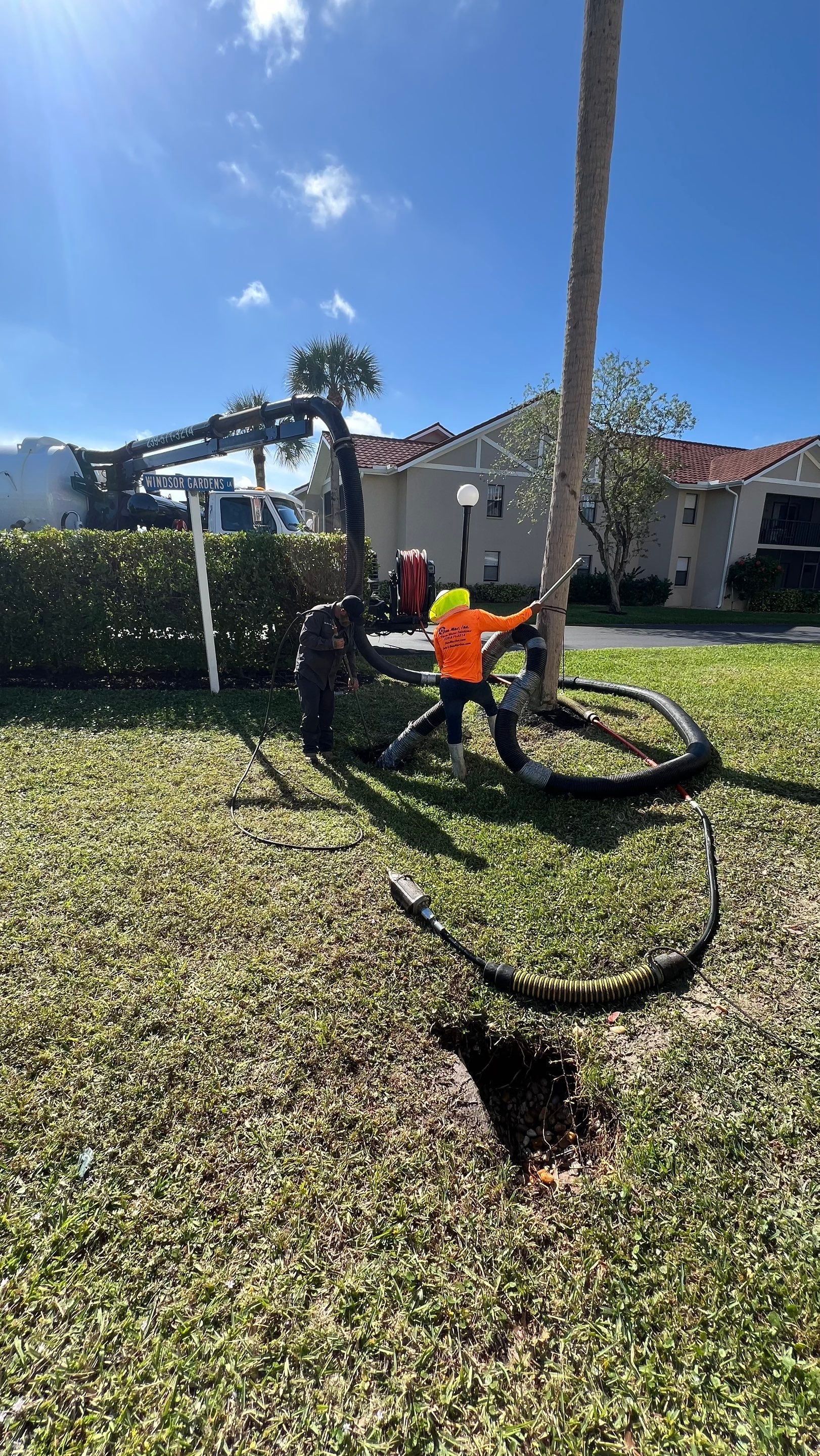 Fort Myers Community Culvert Jetting by APS Power & Water