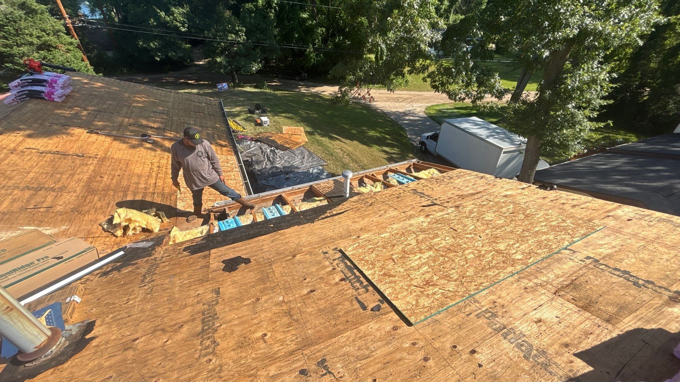 Roof Replacement using Owens Corning Williamsburg Grey by 180 Contractors