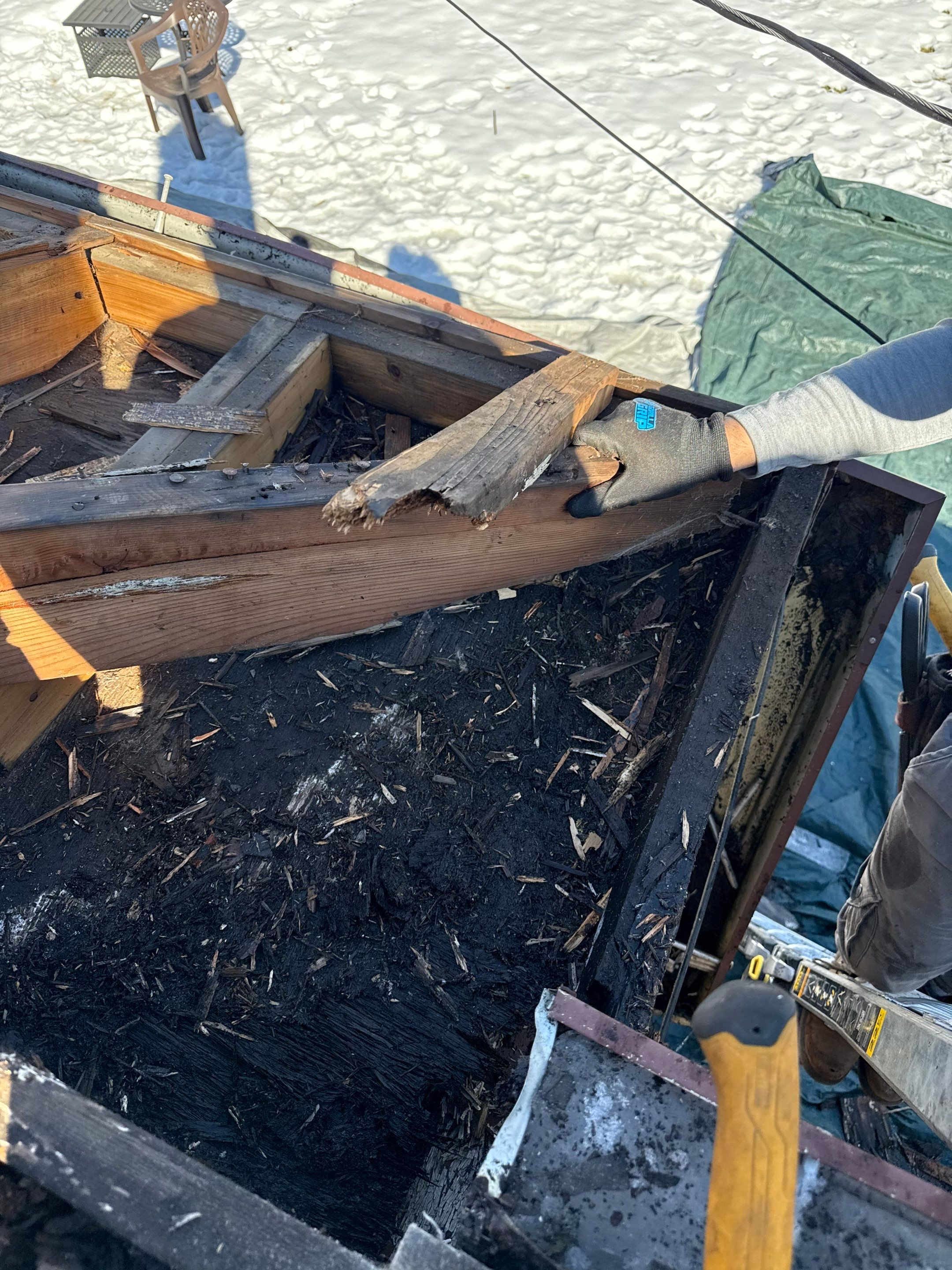 Roof Replacement using Owens Corning Brown Wood by 180 Contractors