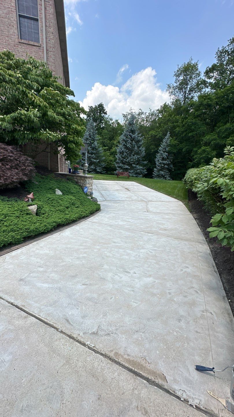 Driveway Walkway Patio Project in Canonsburg by Floors in a Day, Inc