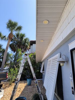 New Metal Soffit and Fascia in Siesta Key FL