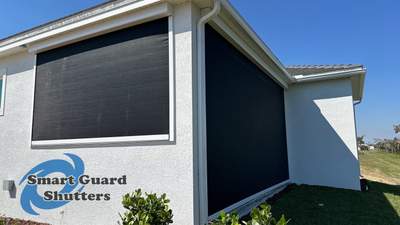 UltraShield Hurricane Screen in White/Black