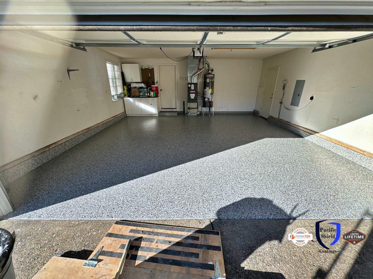 2 Car Garage in Domino by Pacific Shield Coatings, Inc.