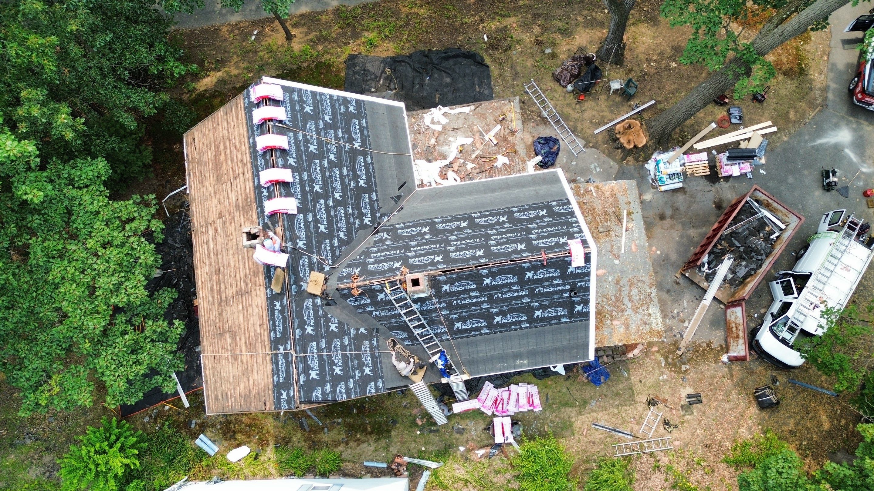 Roof Replacement and Chimney Repair in Fitchburg, MA by Mighty Dog Roofing of Greater Middlesex County