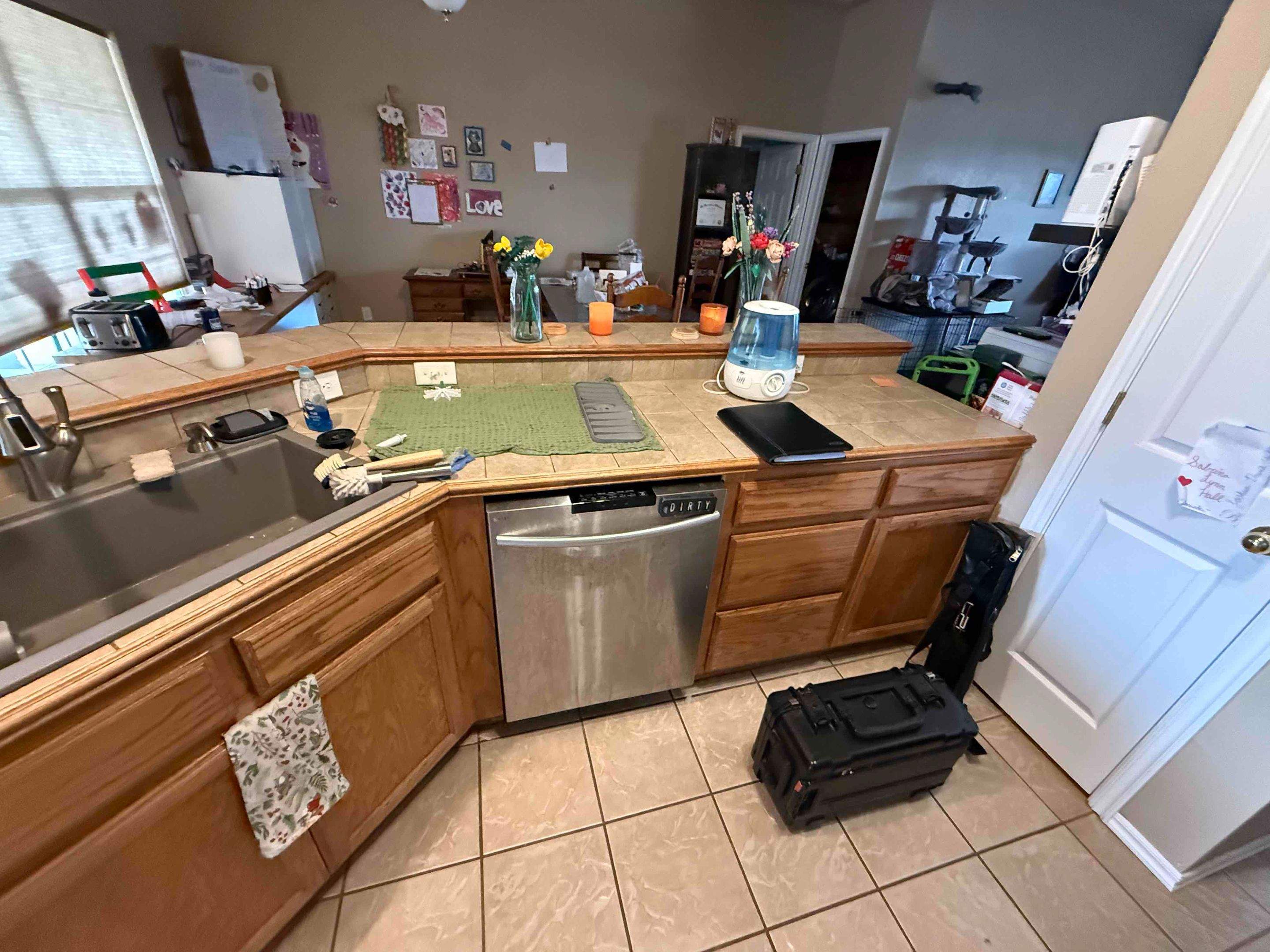 Kitchen Remodel - New Quartz Countertops - 3cm Rivessa by MSI by TNT Countertops
