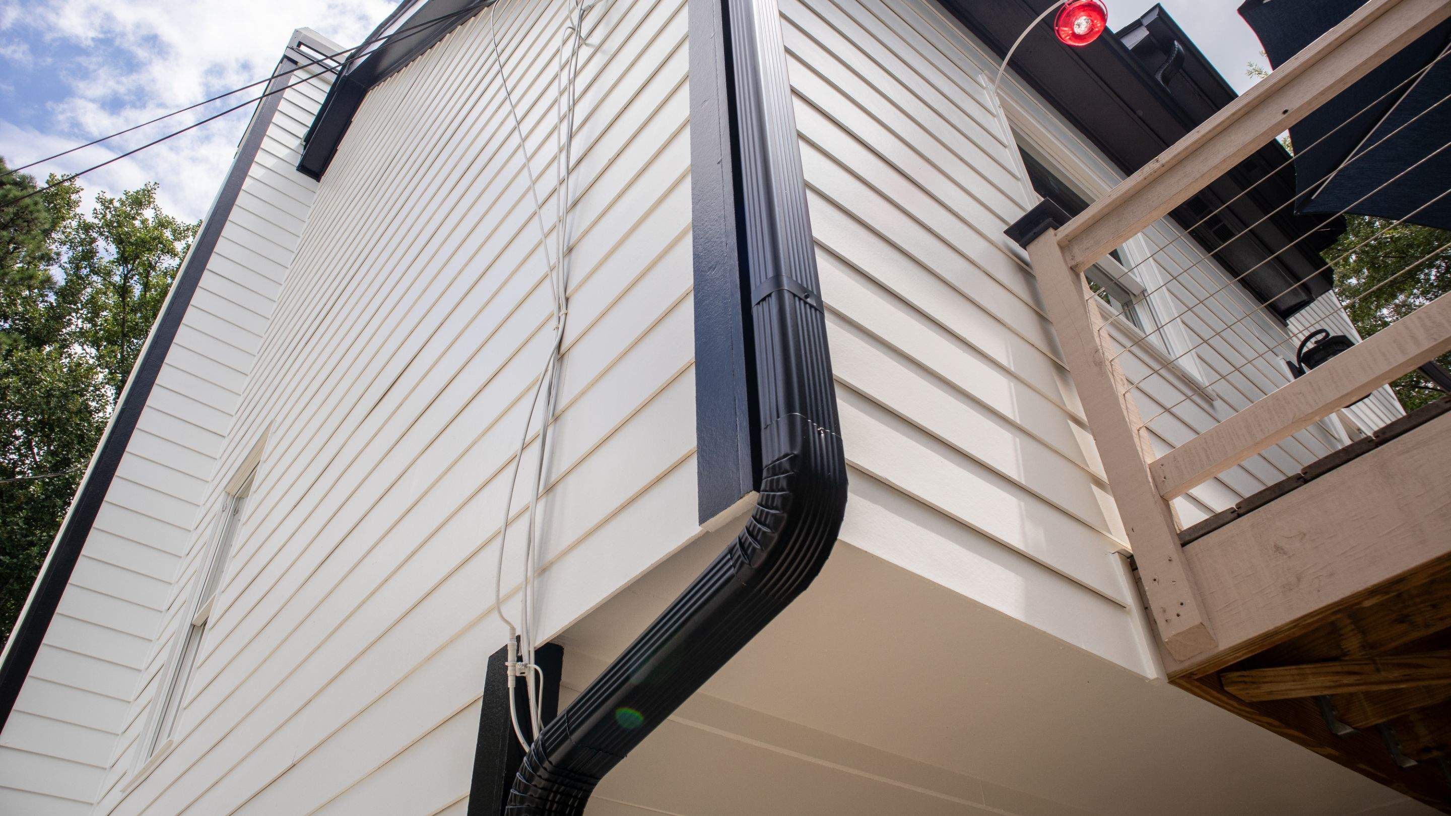 James Hardie Siding Install, Rotten Wood and Gutter Replacement and Exterior Painting by Nelson Exteriors 