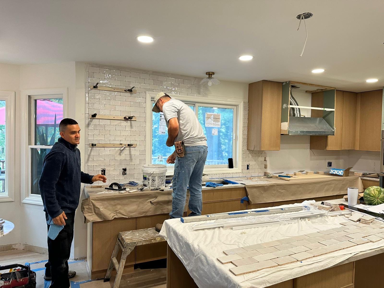 Kitchen Remodel using Cabinets by Home Concepts Construction