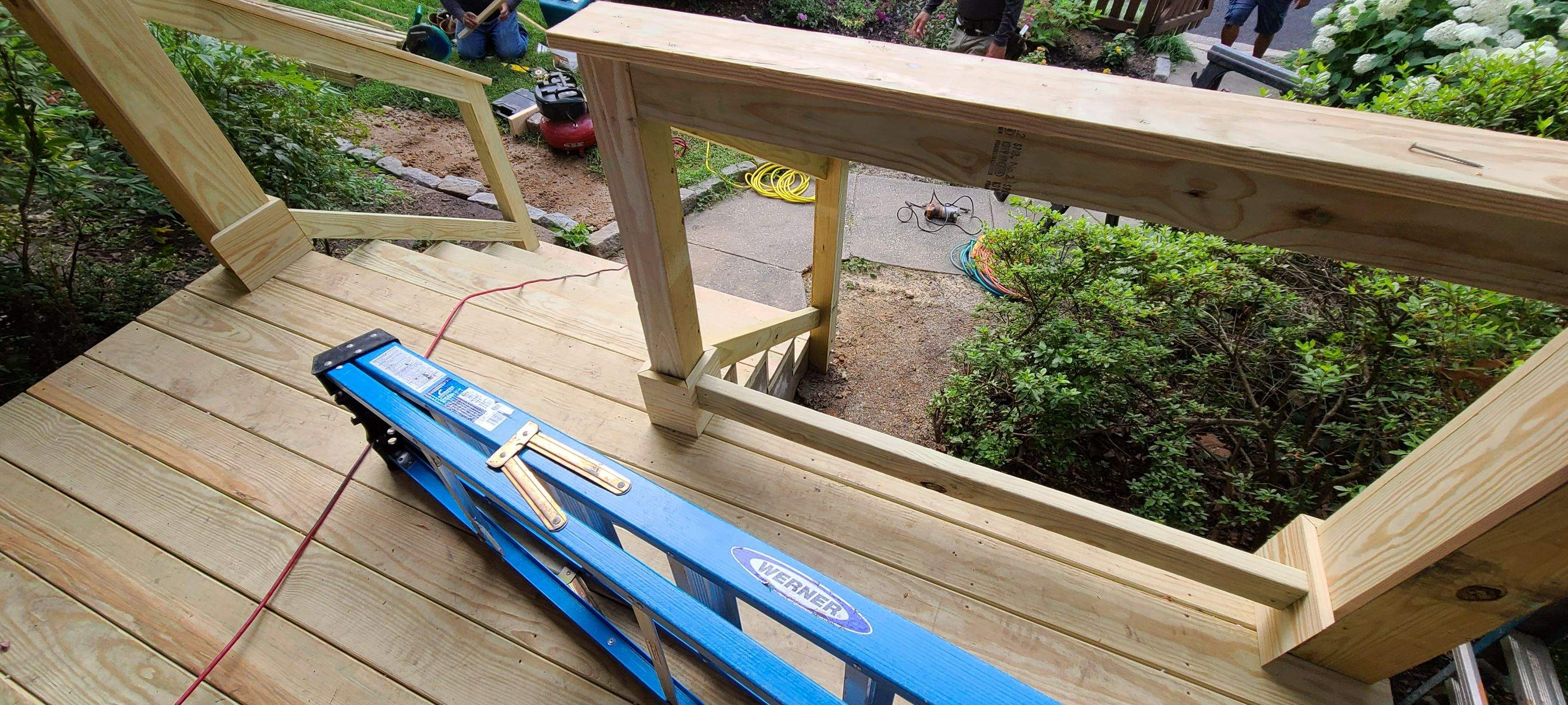 Siding and roof replacement, deck installation by Window Depot of Annapolis