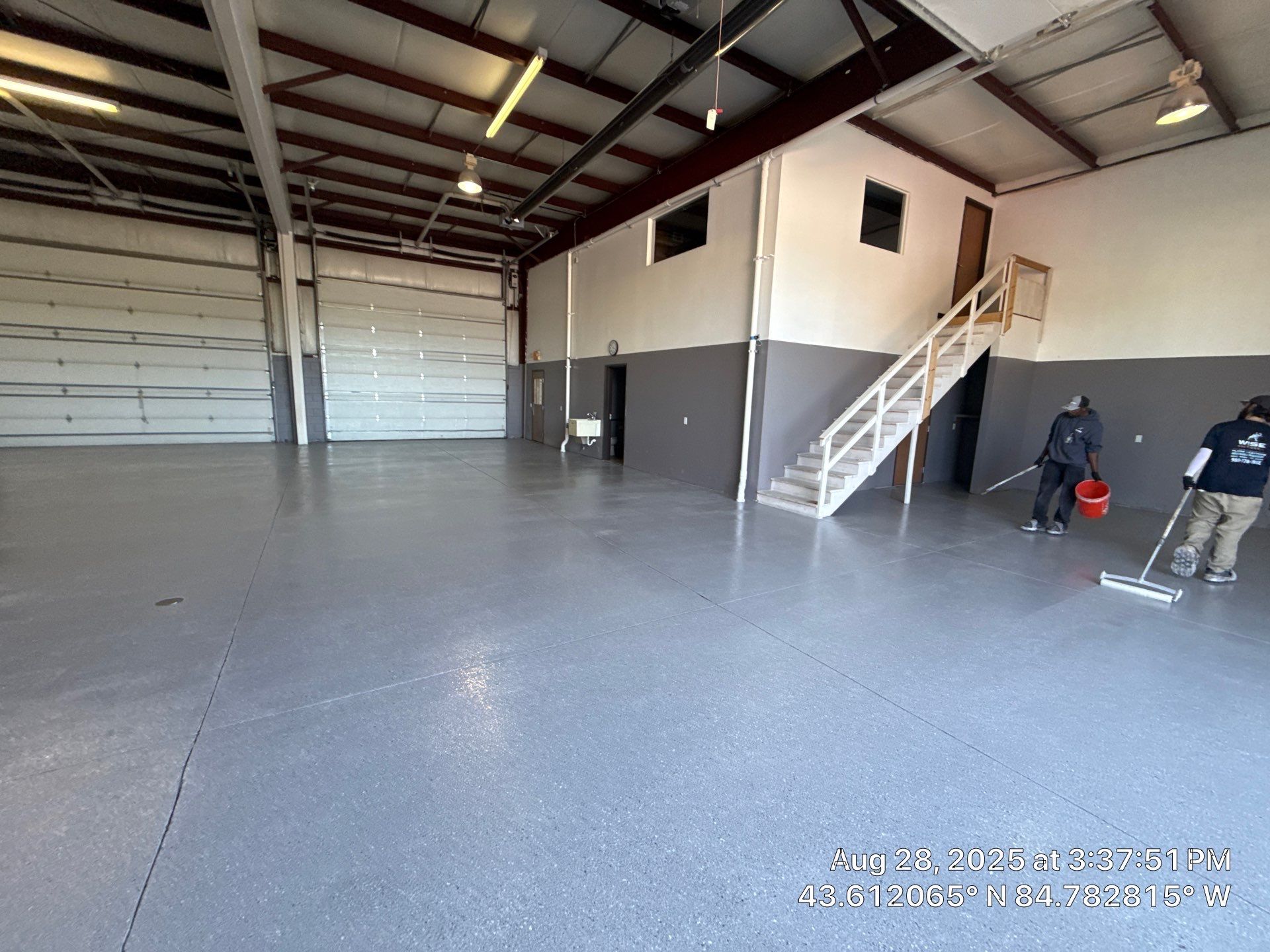 Project in Mt. Pleasant by Wise Coatings of Central Michigan