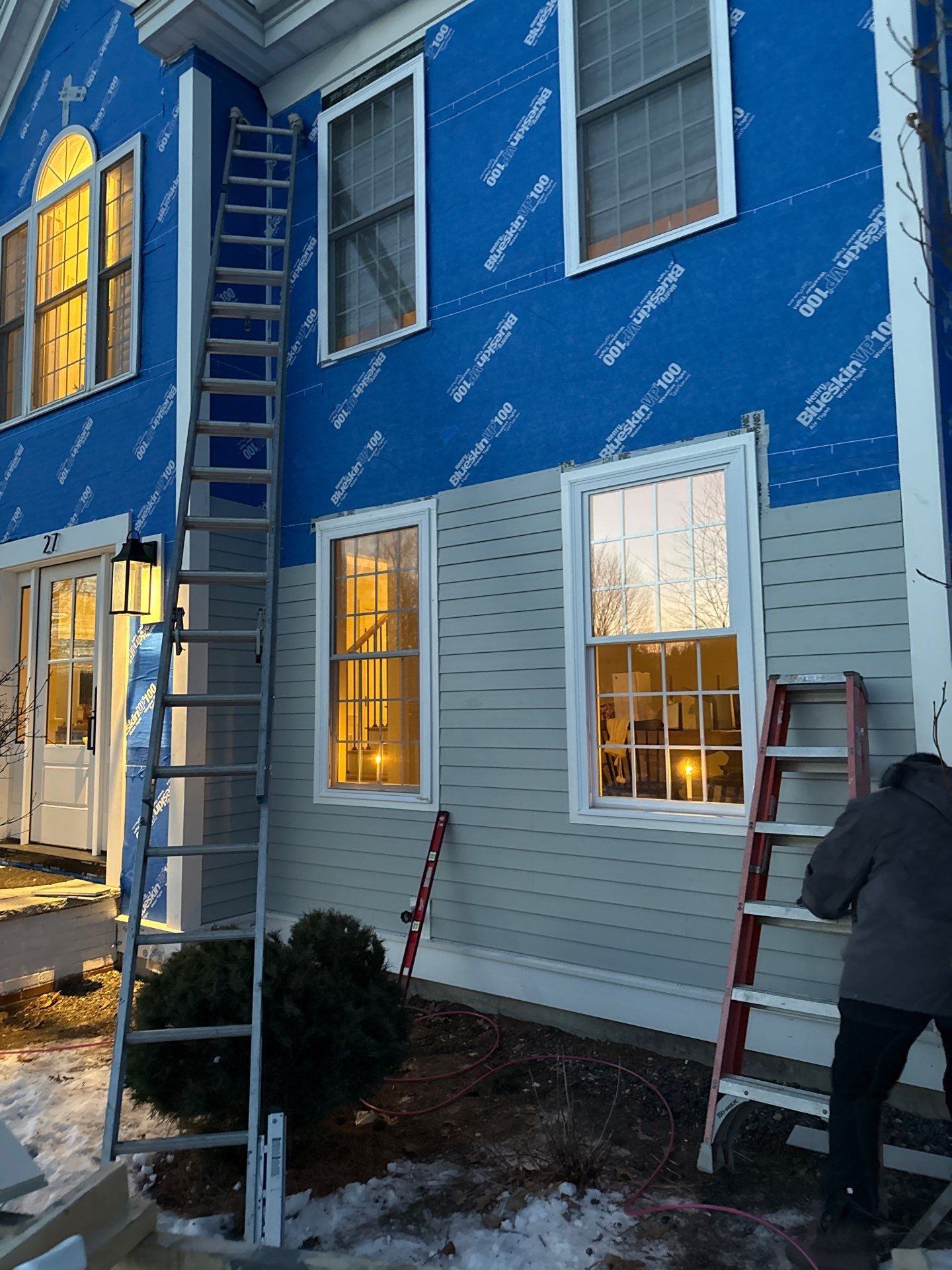 Complete Home Renovation with James Hardie® Clapboard & Shake Siding and Custom PVC Trim by Sensible Home Solutions
