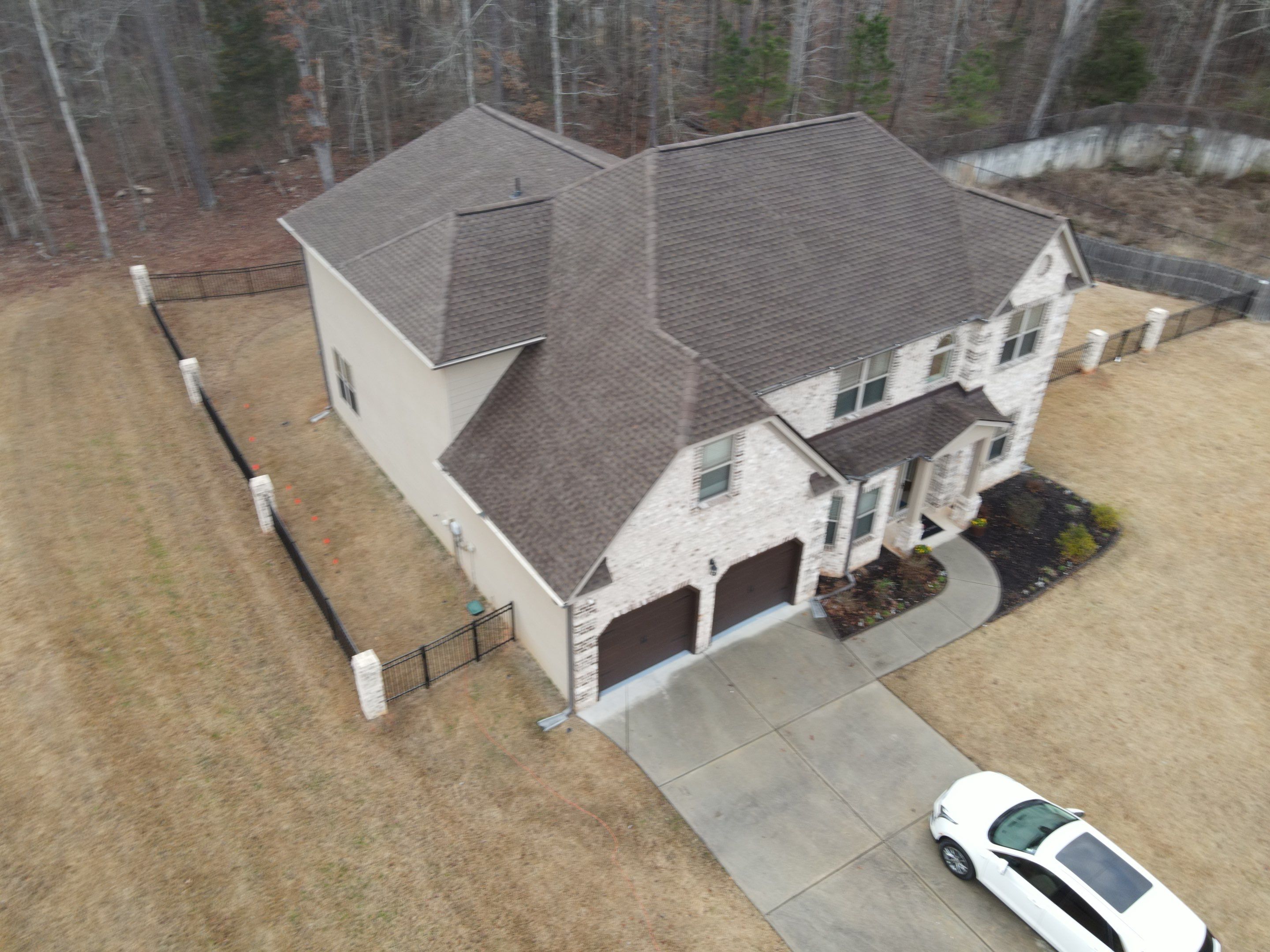 Residential Roof Replacement  using GAF Timberline HDZ Barkwood by Furman Quality Roofing 