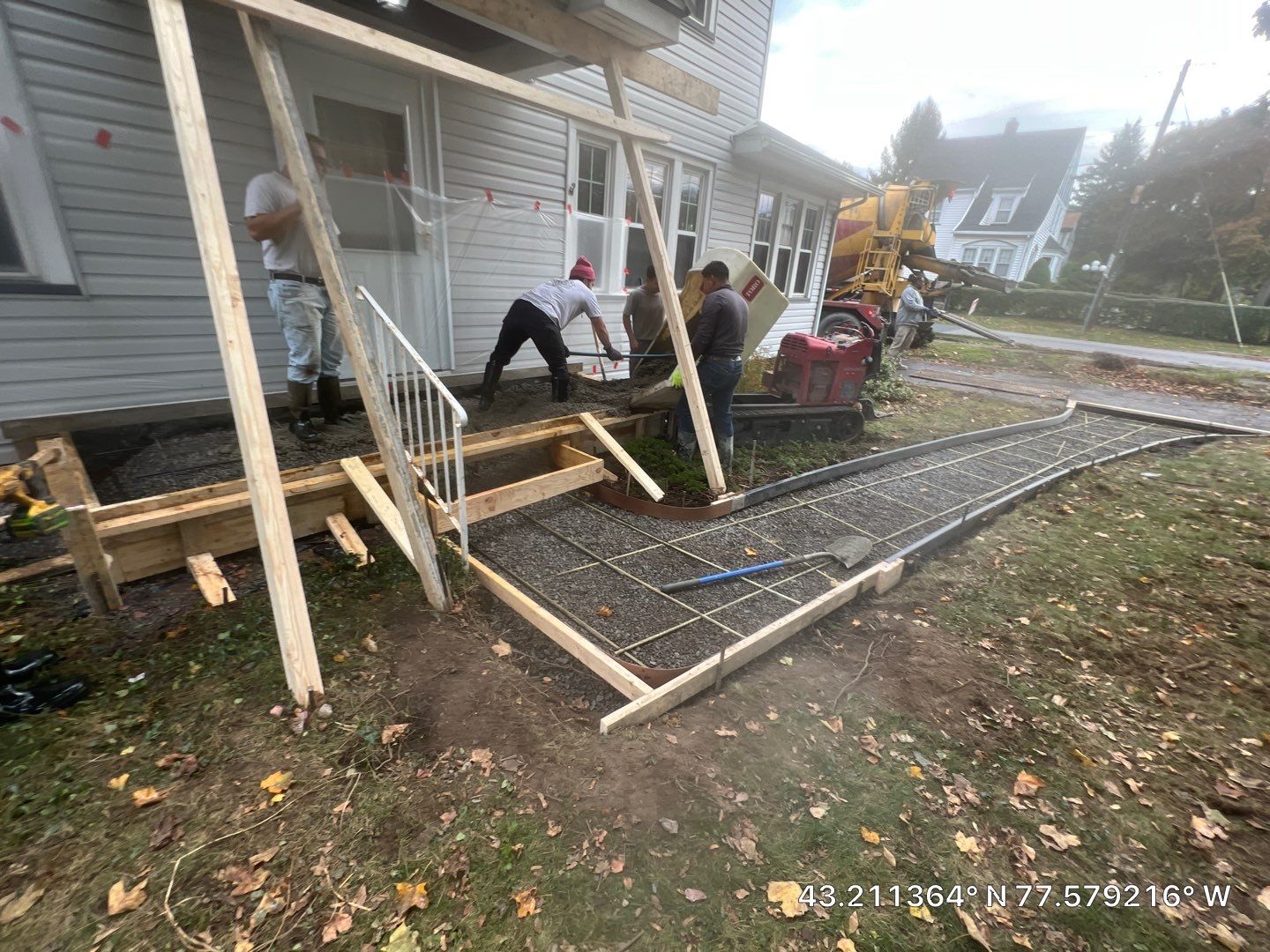 Broom Finish Walkway  by NG Masonry & Construction LLC