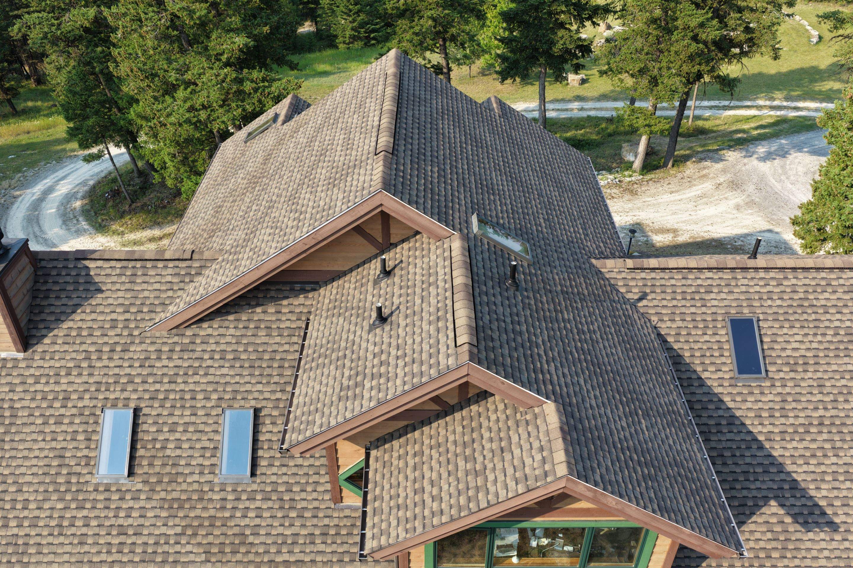 Roof Replacement - GAF Timberline UHDZ - Barkwood  by Montana Roofing Solutions