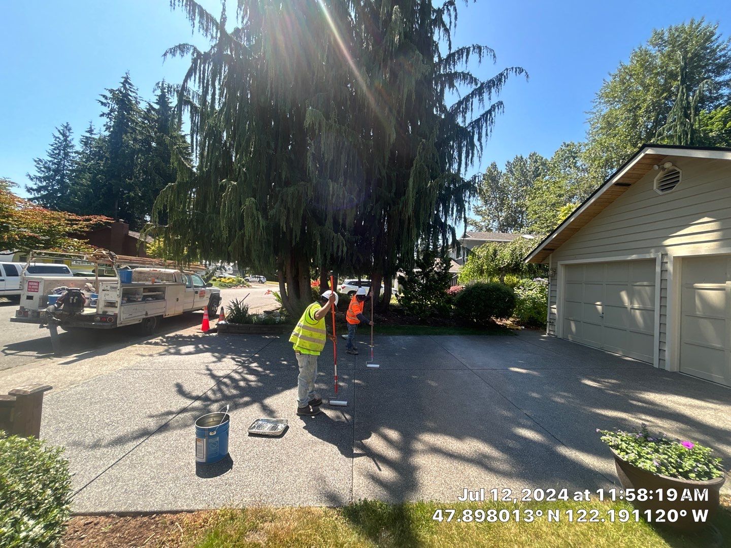 Joan | Concrete Driveway & Walkway   by Jireh Asphalt & Concrete Inc 