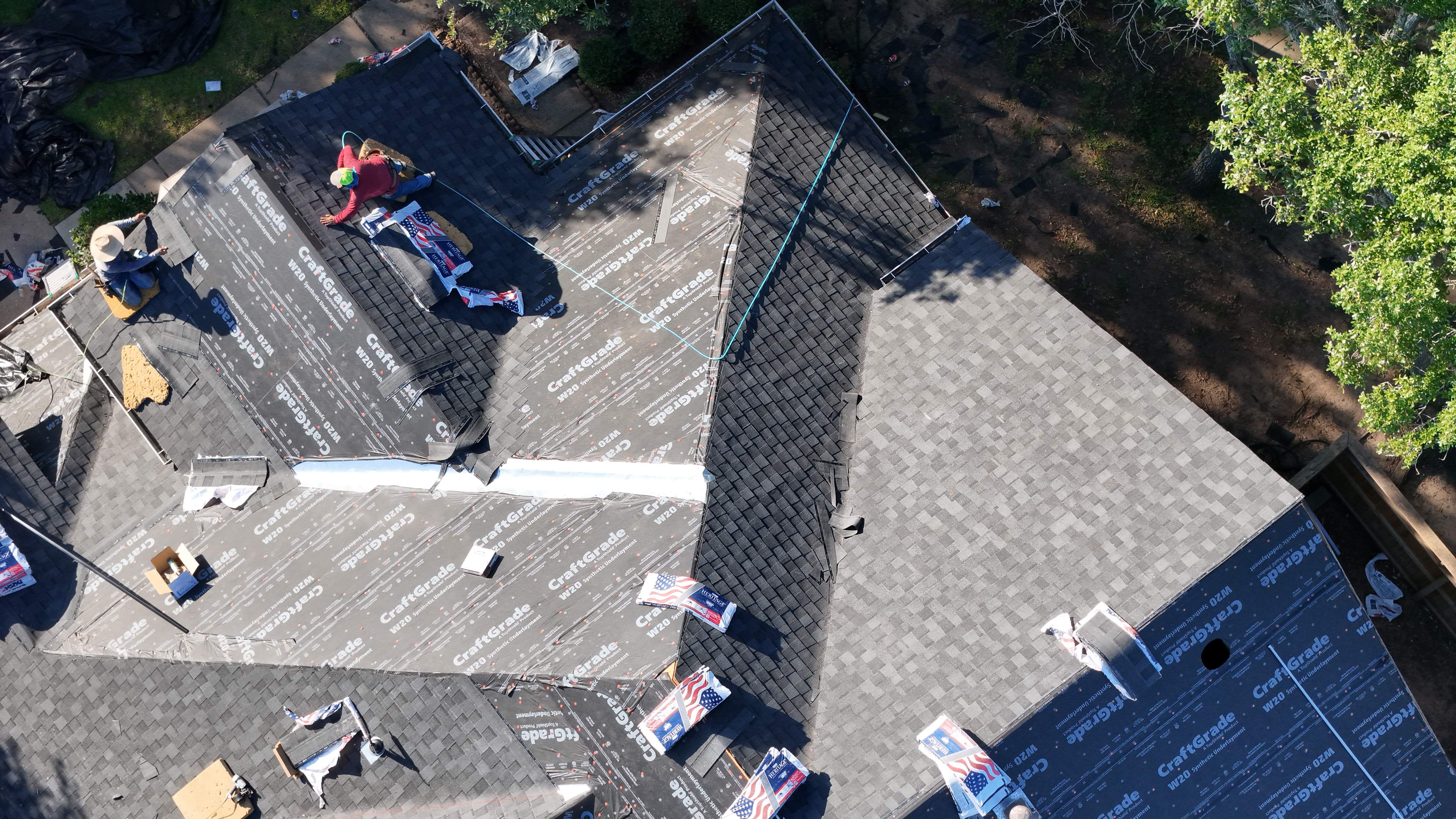 Full Re-Deck & Charcoal Roof Replacement — Sugar Land, TX by PL Roofing & SB Roofing, LLC.
