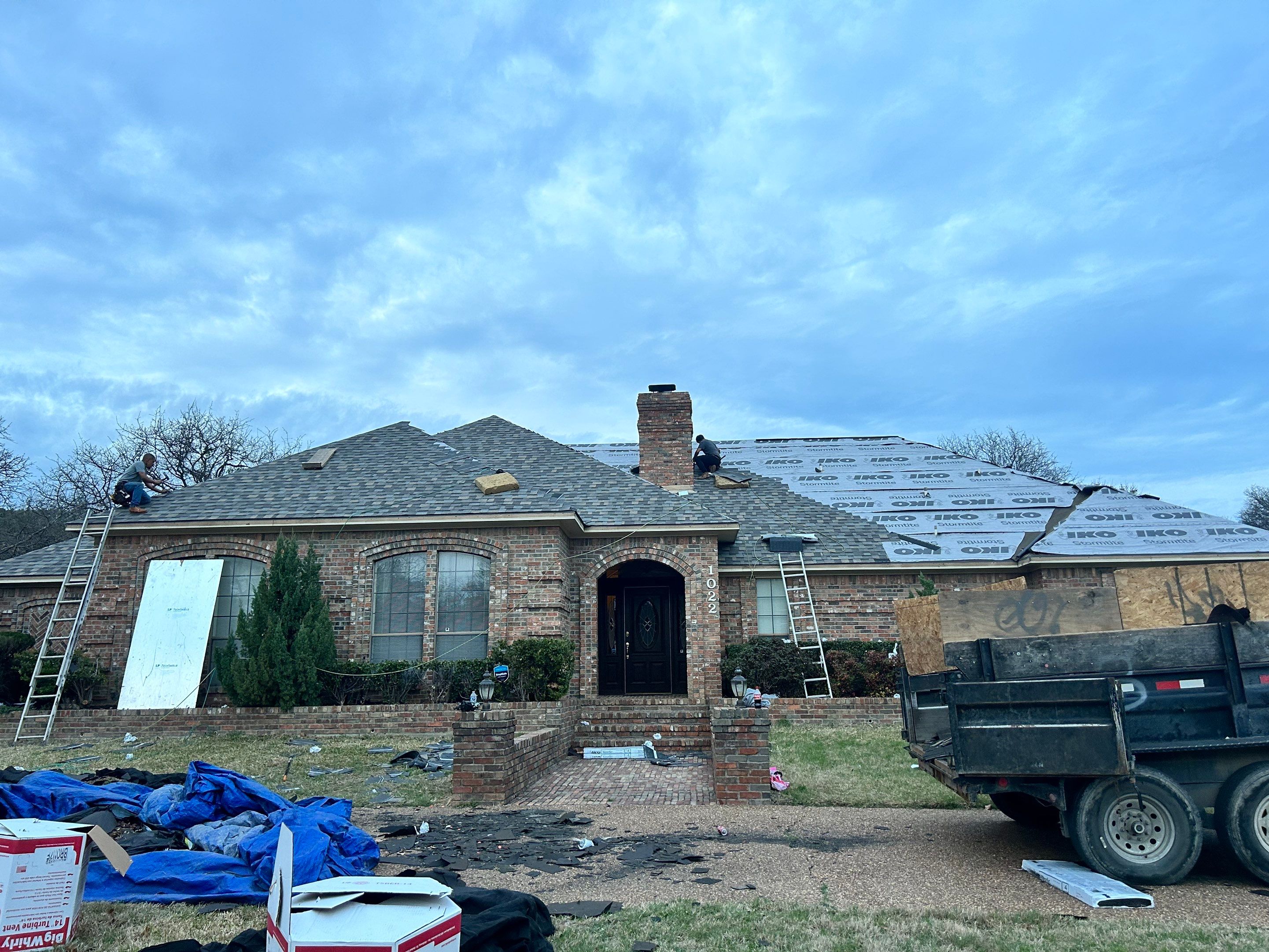 Residential Roofing Installation using Iko Nordic by Becker Roofing and Exteriors