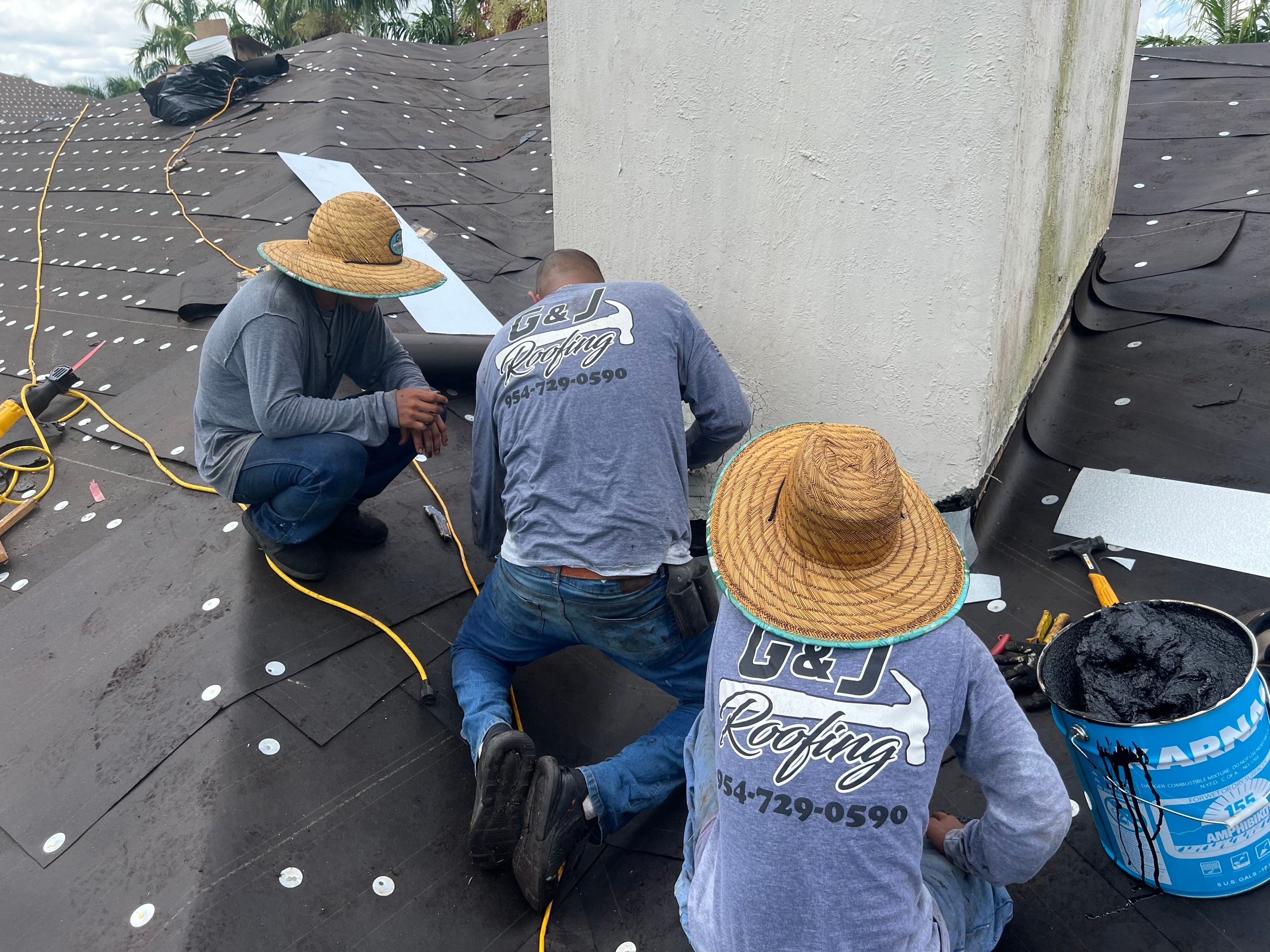 Peppertree Circle West, Davie, FL by G&J Roofing 