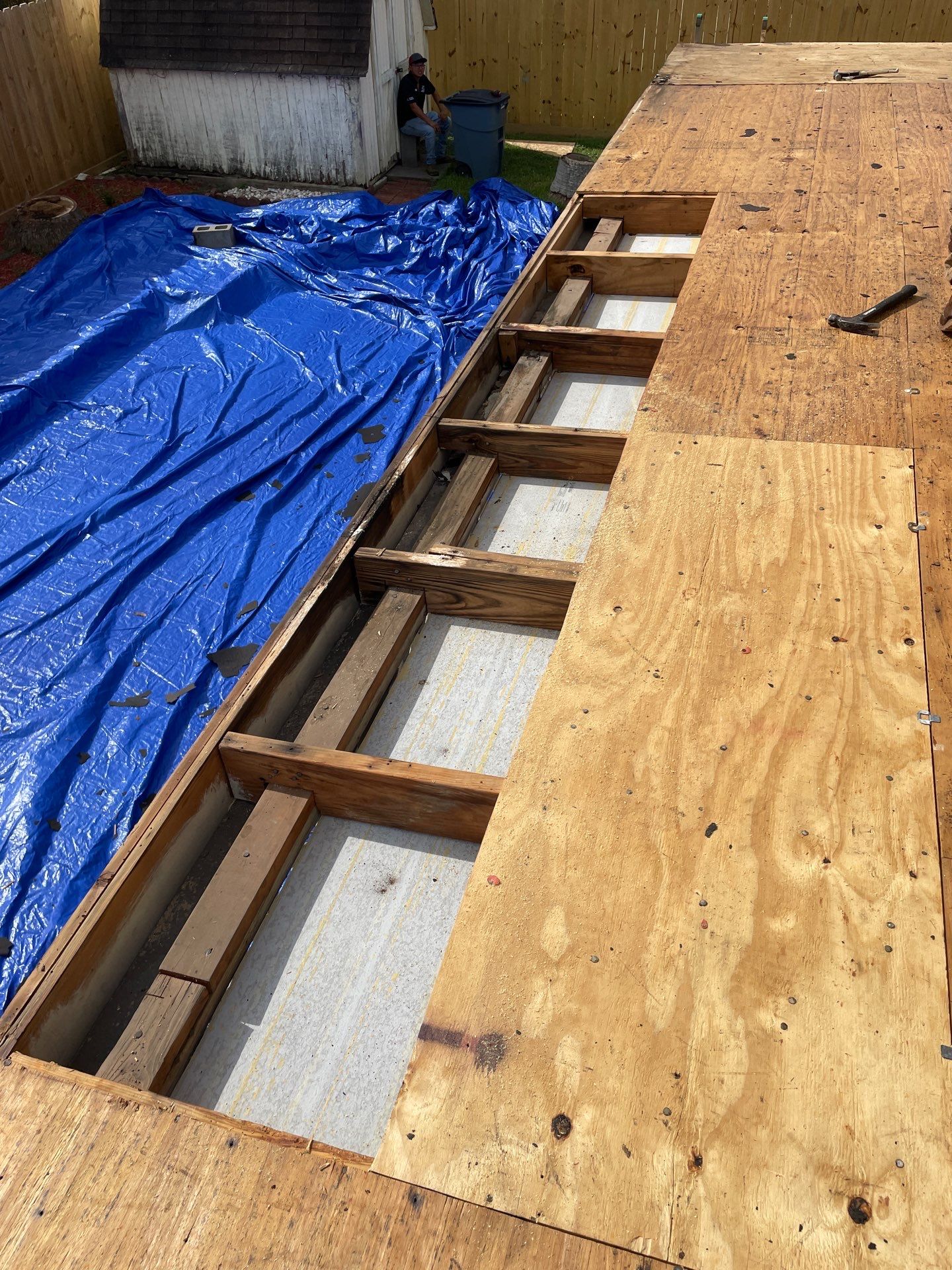 Residential Roofing Installation using Owen's Corning Duration (Lifetime) Shingles by Roof Repair Company