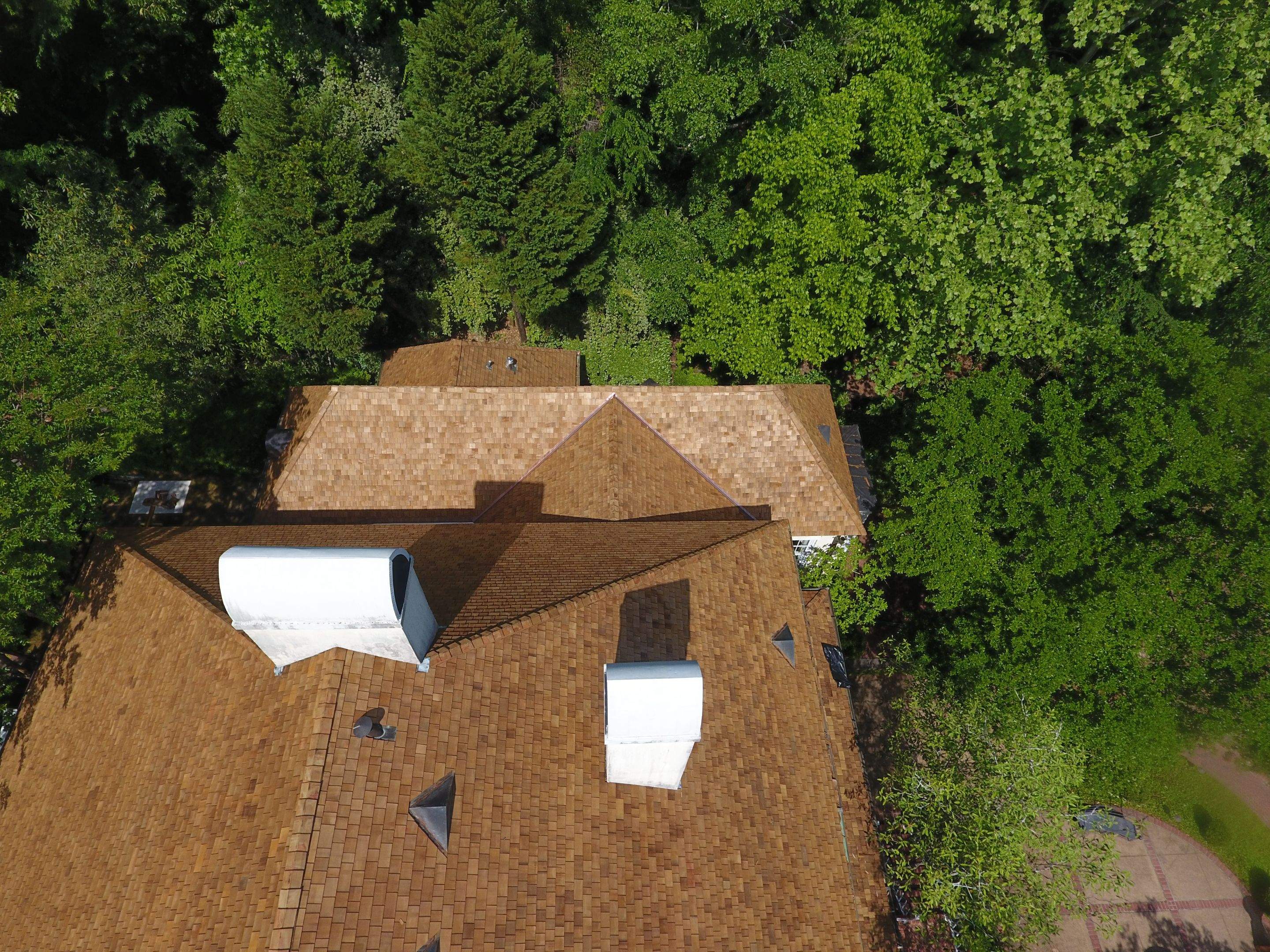 Residential Roofing Installation using Certi Grade Cedar Perfection Shingles by Elite Roofing & Gutters