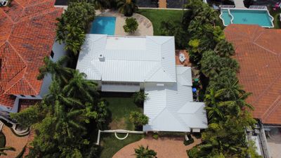 Aluminum Standing Seam Metal roof and TPO Shingle Ply membrane