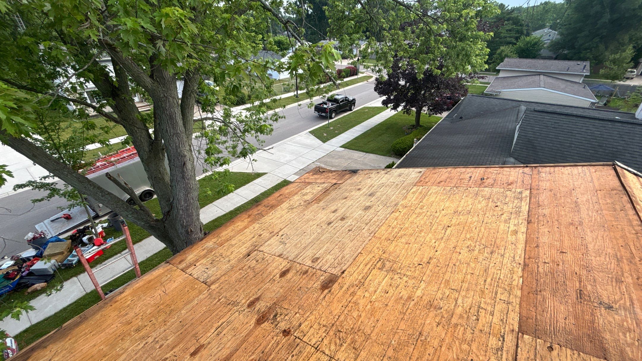 Roof Replacement using Owens Corning Slatestone Gray by 180 Contractors