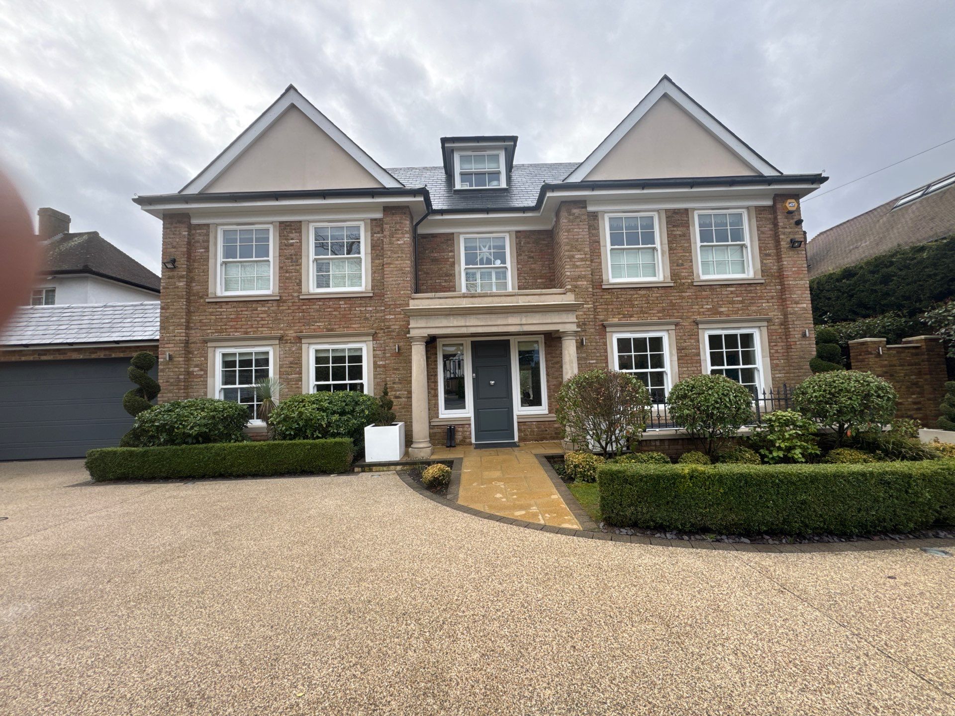 Roof and Stonework using Honda 15lpm Low Pressure Washing Machine by Ges Exterior Cleaning ltd