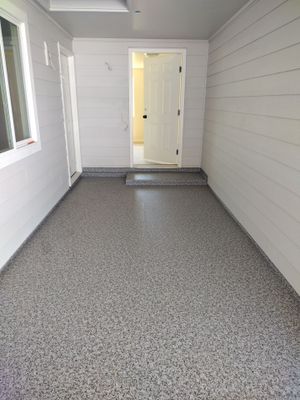 Granite Dec-Tec Walkable Membrane using Dec-Tec