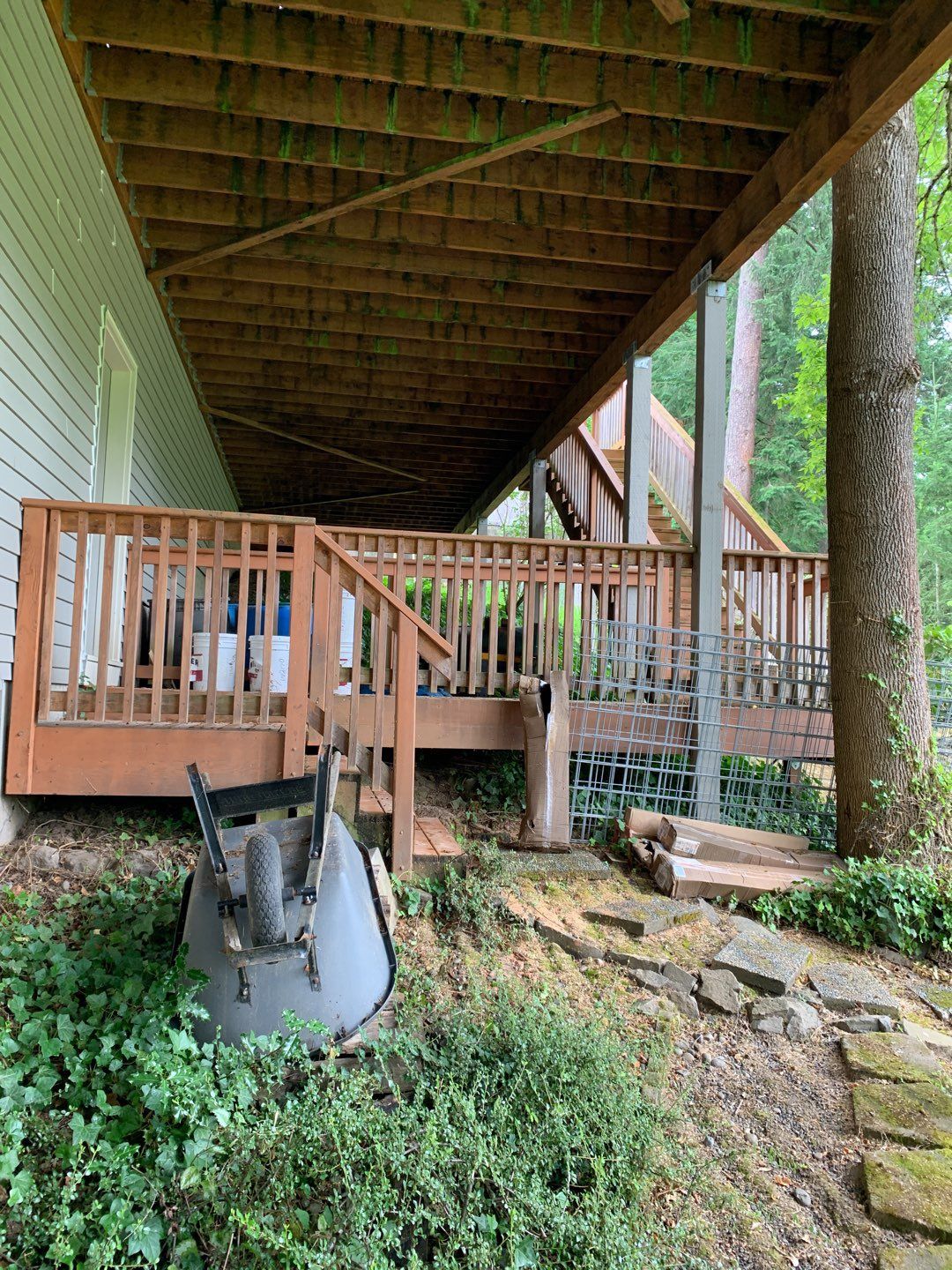 Deck Restoration using Armstrong-Clark Semi-Transparent Cedar 97229 by Paul Schopp