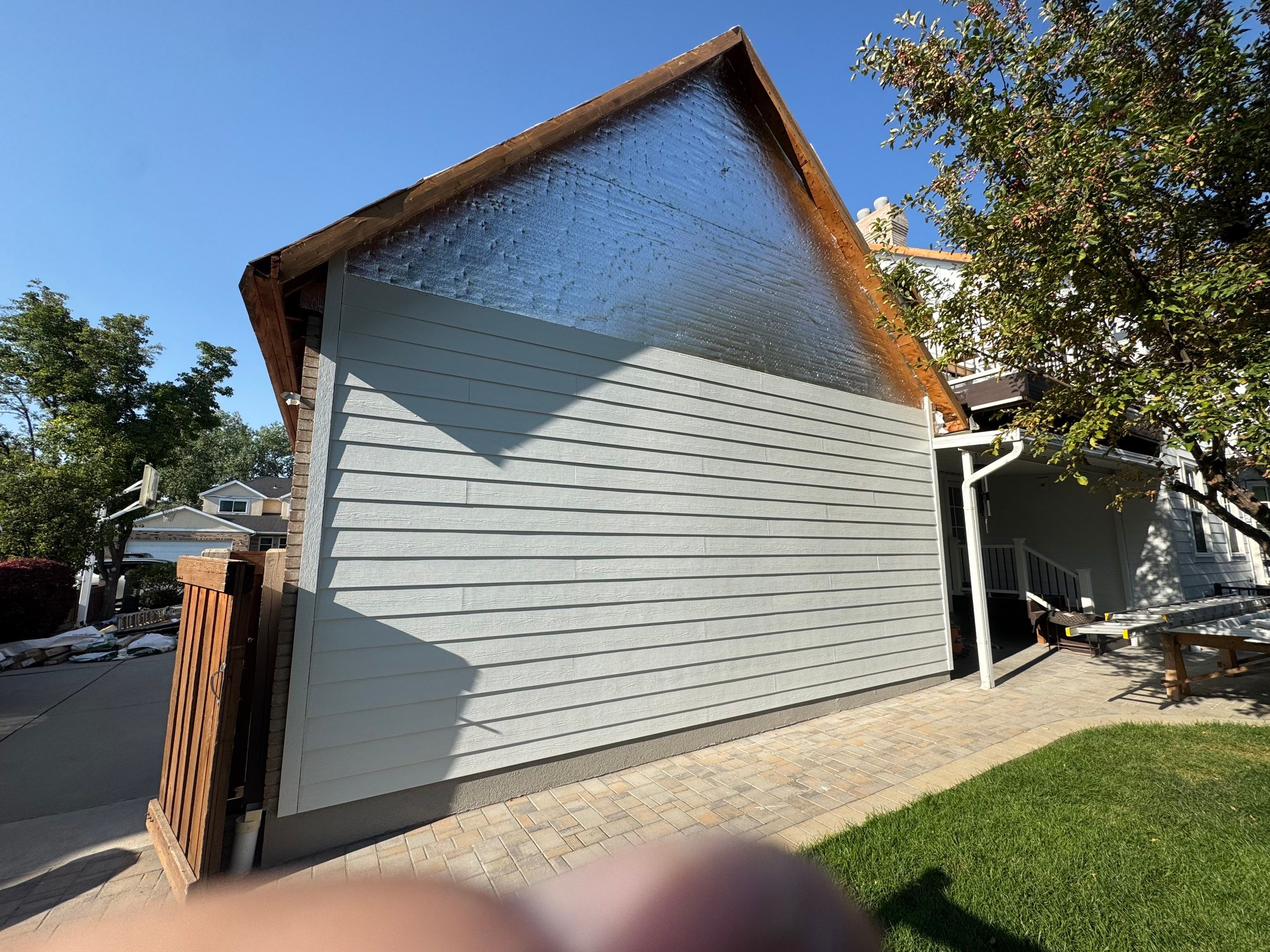 Orem | Custom Hardie Mixed Siding | Arctic White by Ideal Siding Utah