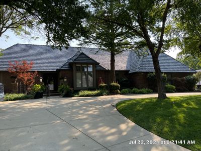 Residential Roofing Installation using Black Oak Shake