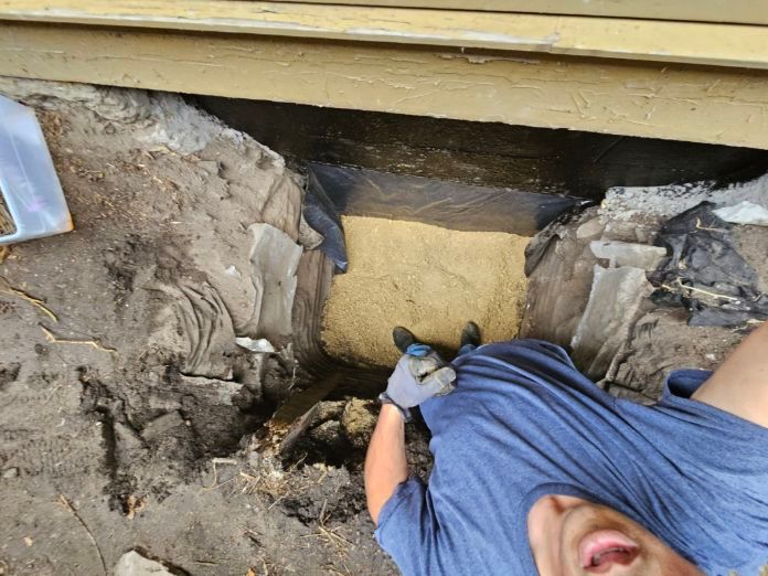 Building a new wall in NE!! by Waterproofing Northeast