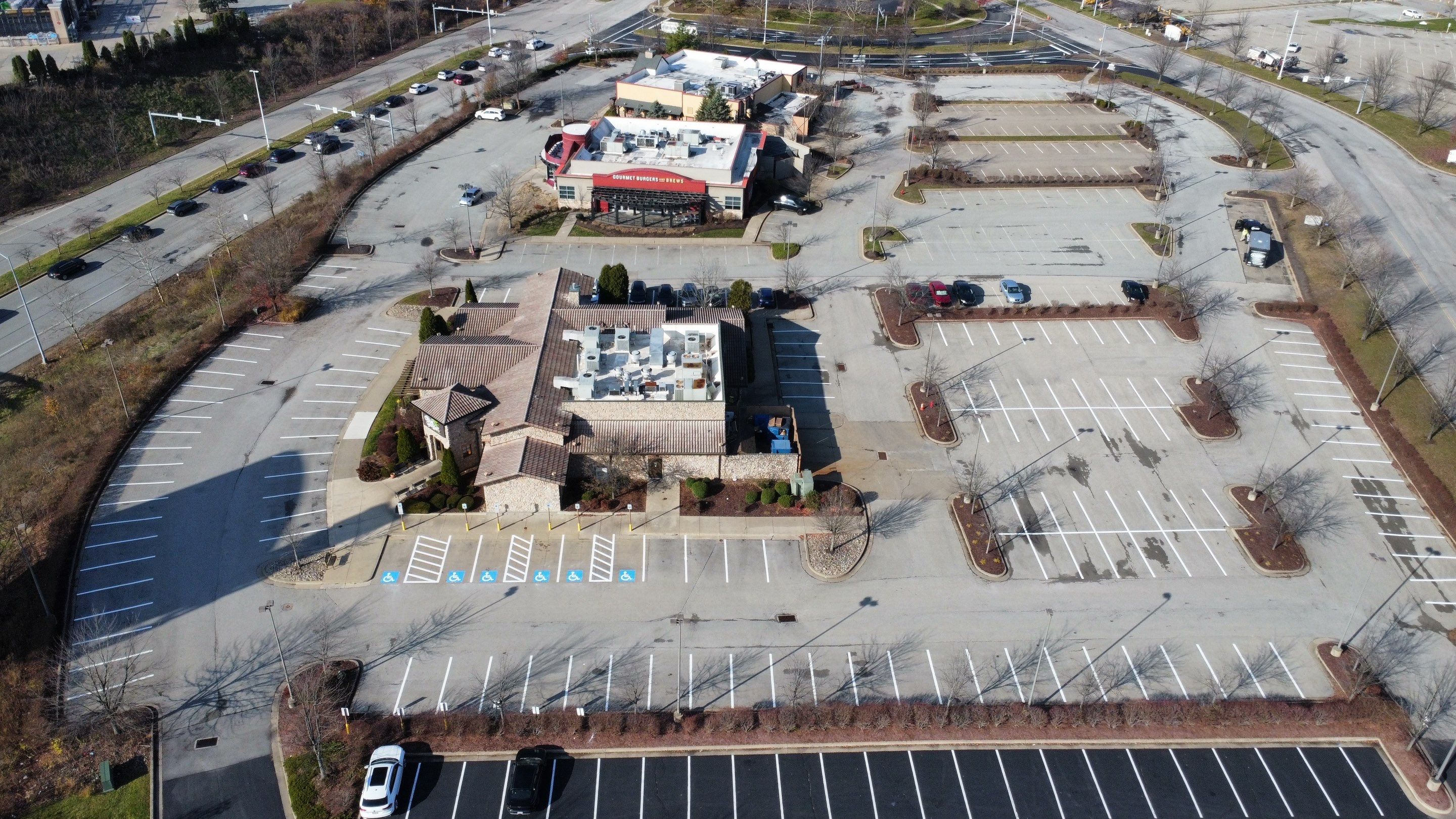 Olive Garden - Pittsburgh Mills by G-Force Parking Lot Striping of Pittsburgh