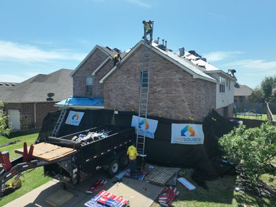 Residential Roofing Installation using GAF Timberline HDZ Weathered Wood