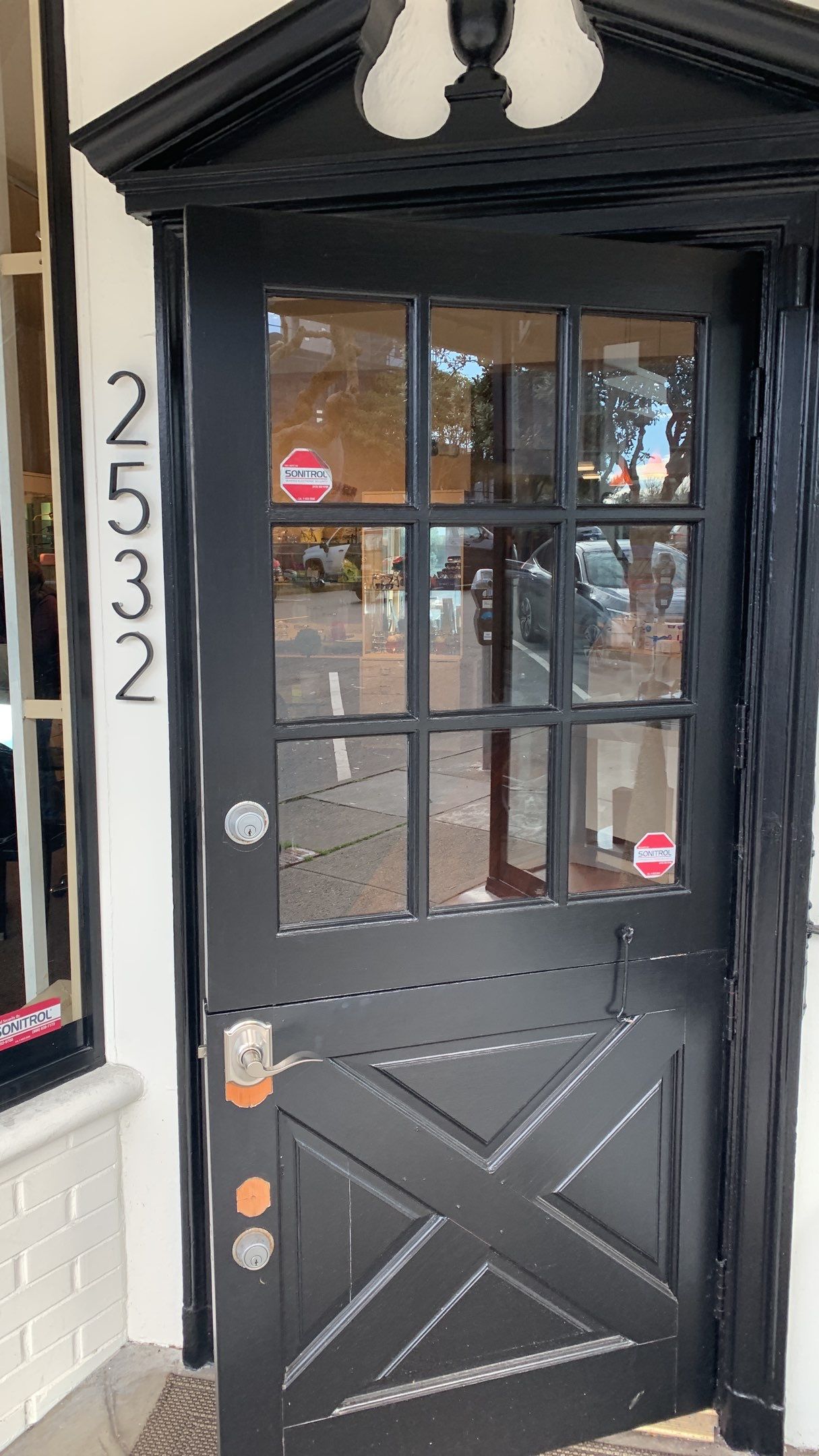 Window Cleaning using Traditional microfiber window mop and squeegee by SpotFree Window Cleaning