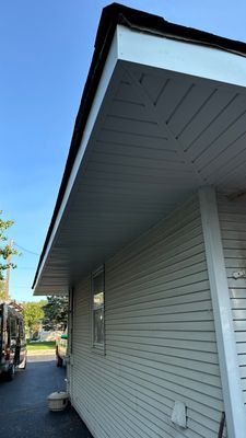Turtle Shell gutter protection installation in Morris, IL 60450, photograph 32