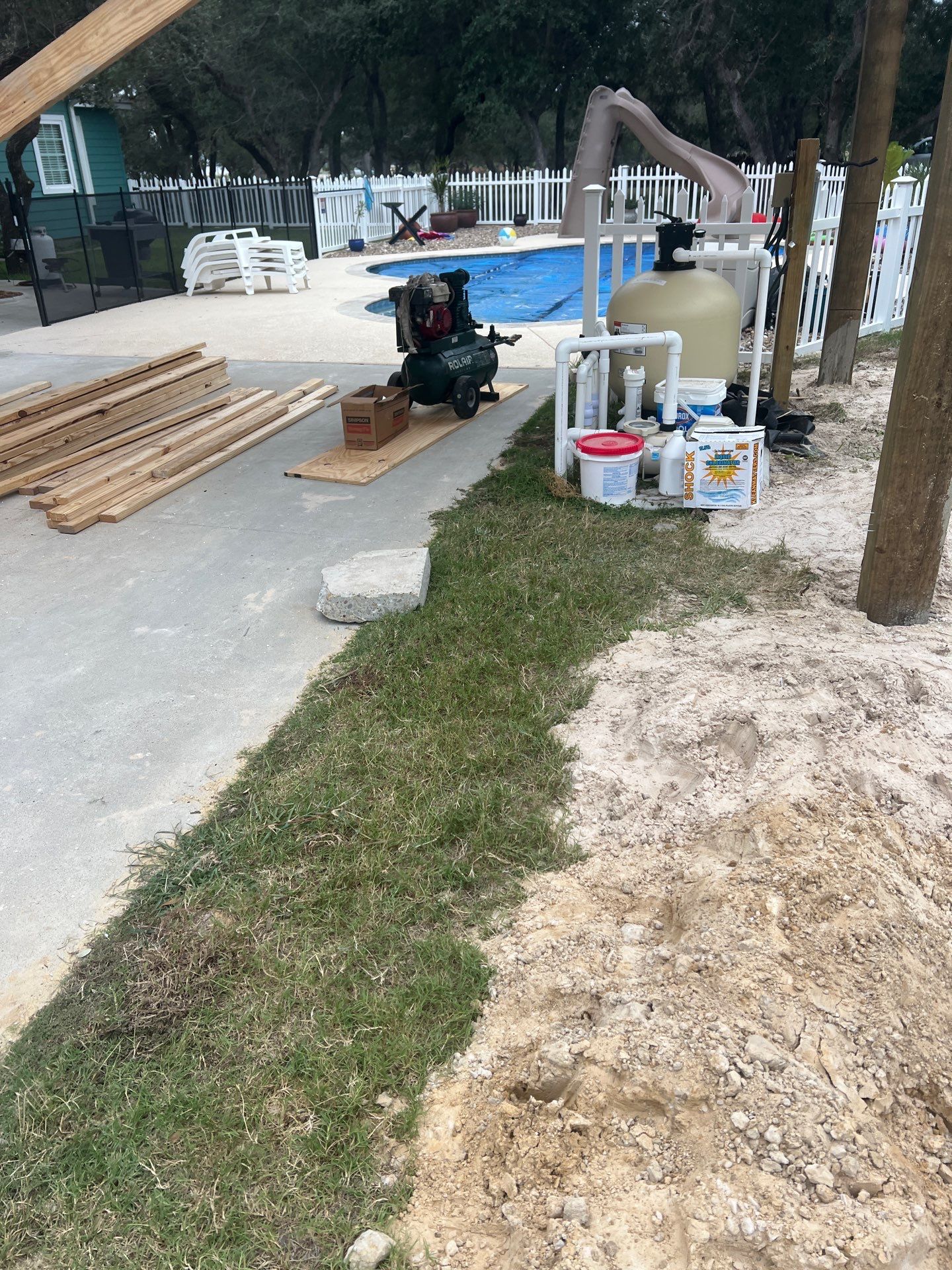 Poolside Pink Top by Bayfront Roofing and Construction