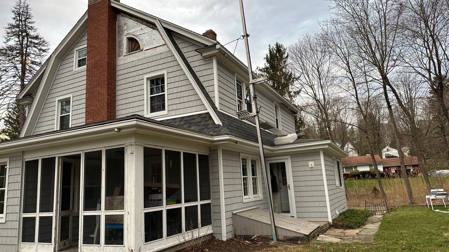 Siding Installation using Certainteed Cedar Impressions Sterling Gray by A Plus Exterior